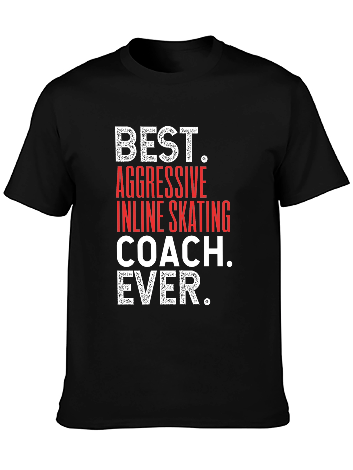 Camiseta Negra Mejor Entrenador Patinaje Agresivo