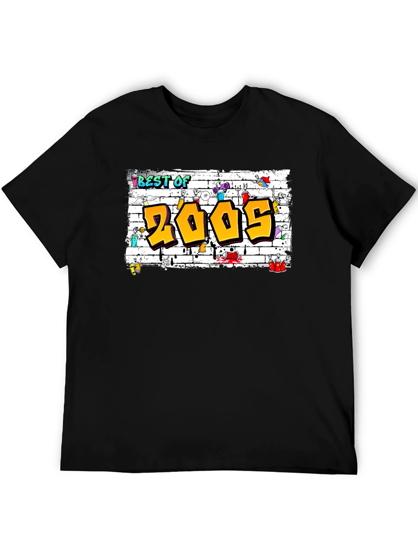 Camiseta Best of 2005 Estilo Graffiti
