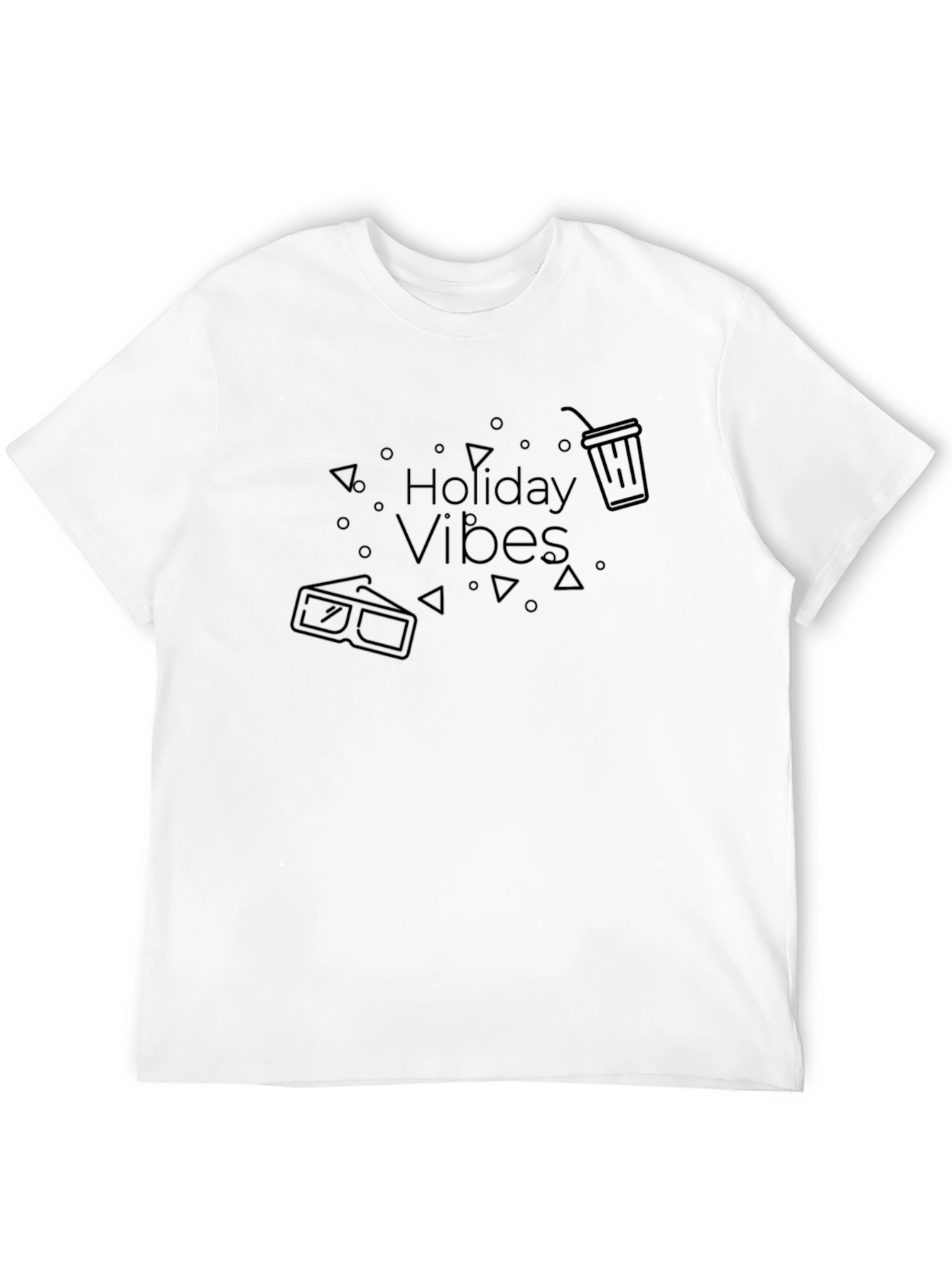Camiseta Negra Holiday Vibes
