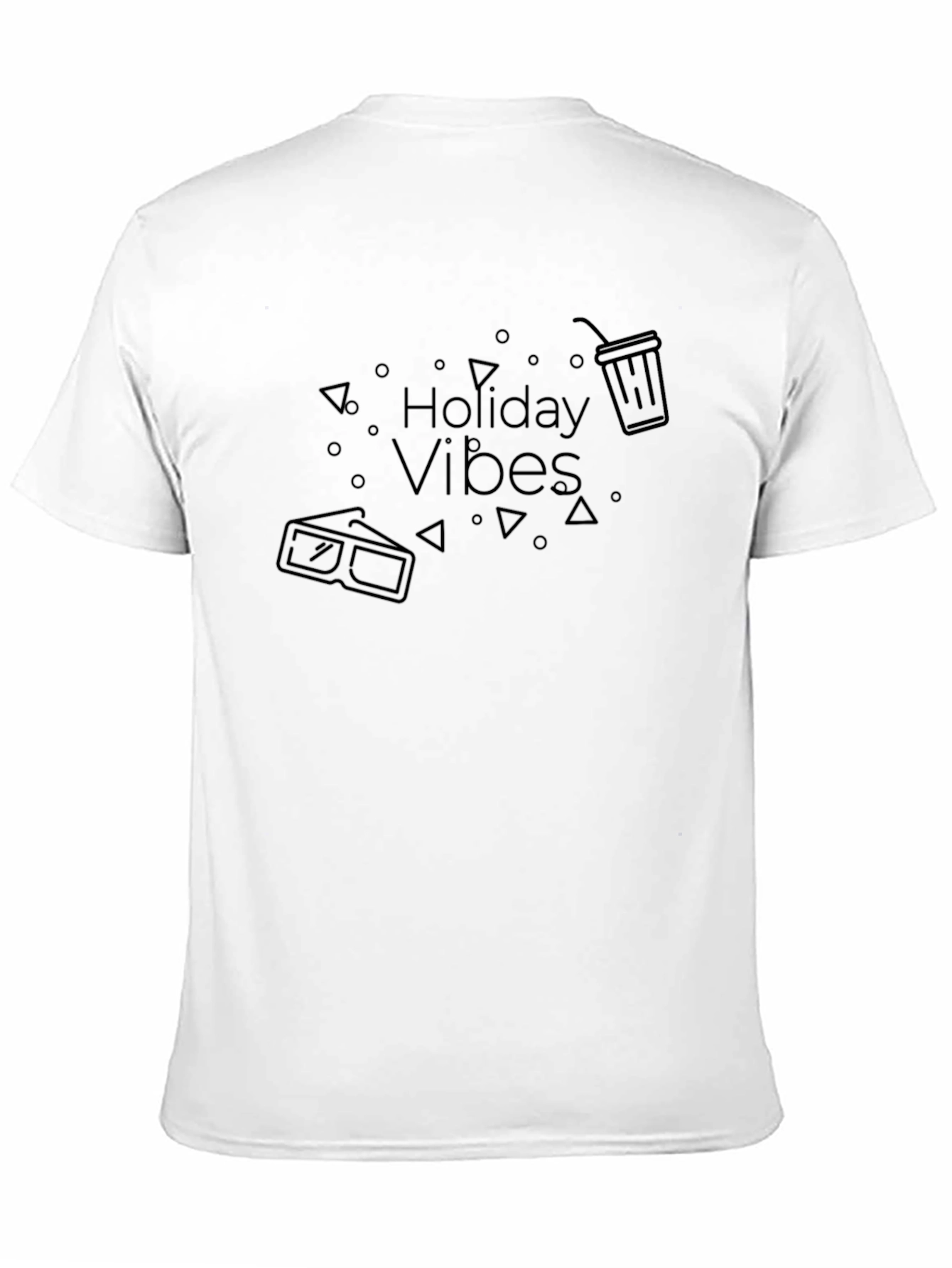 Camiseta Negra Holiday Vibes