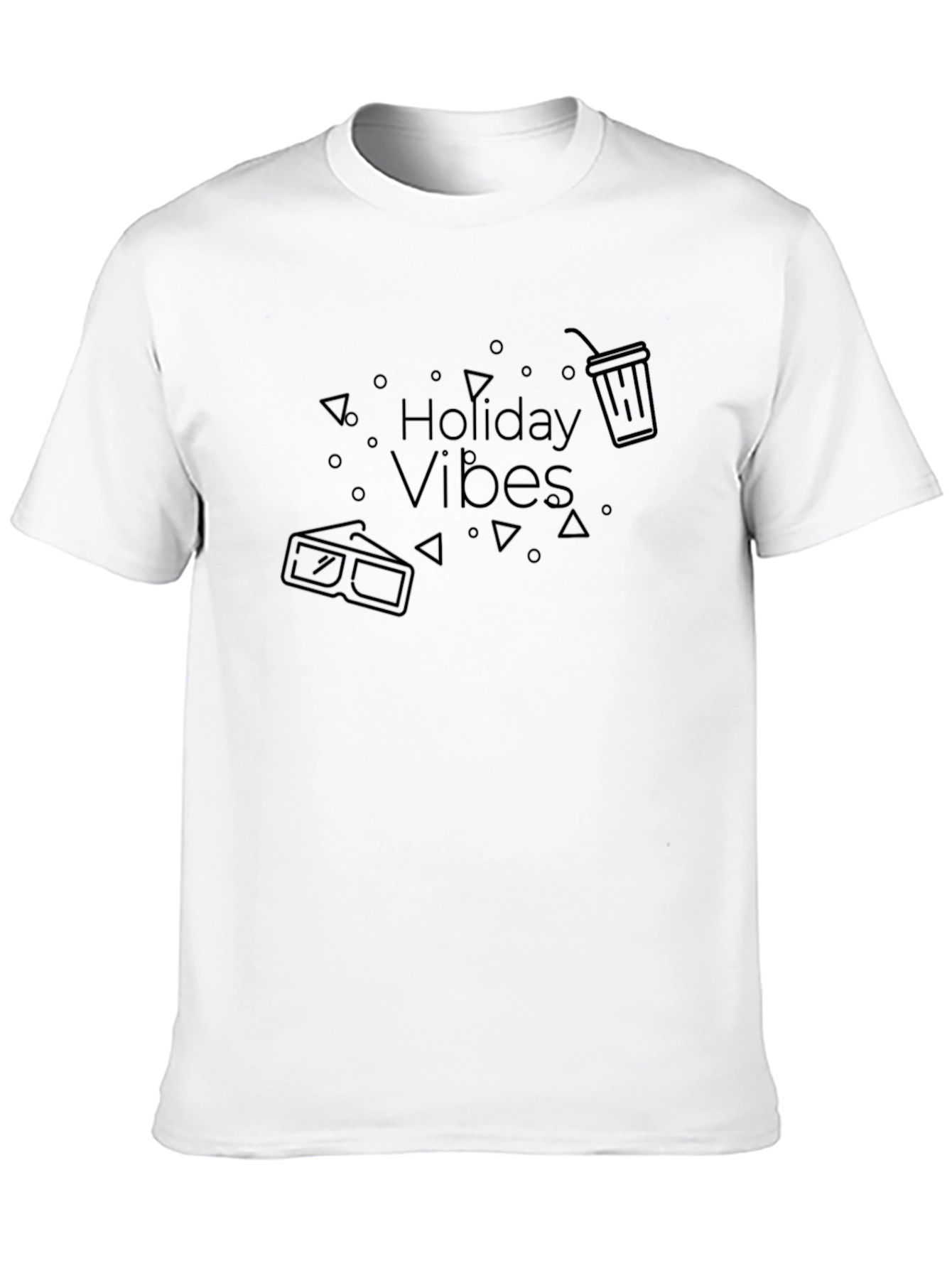 Camiseta Negra Holiday Vibes