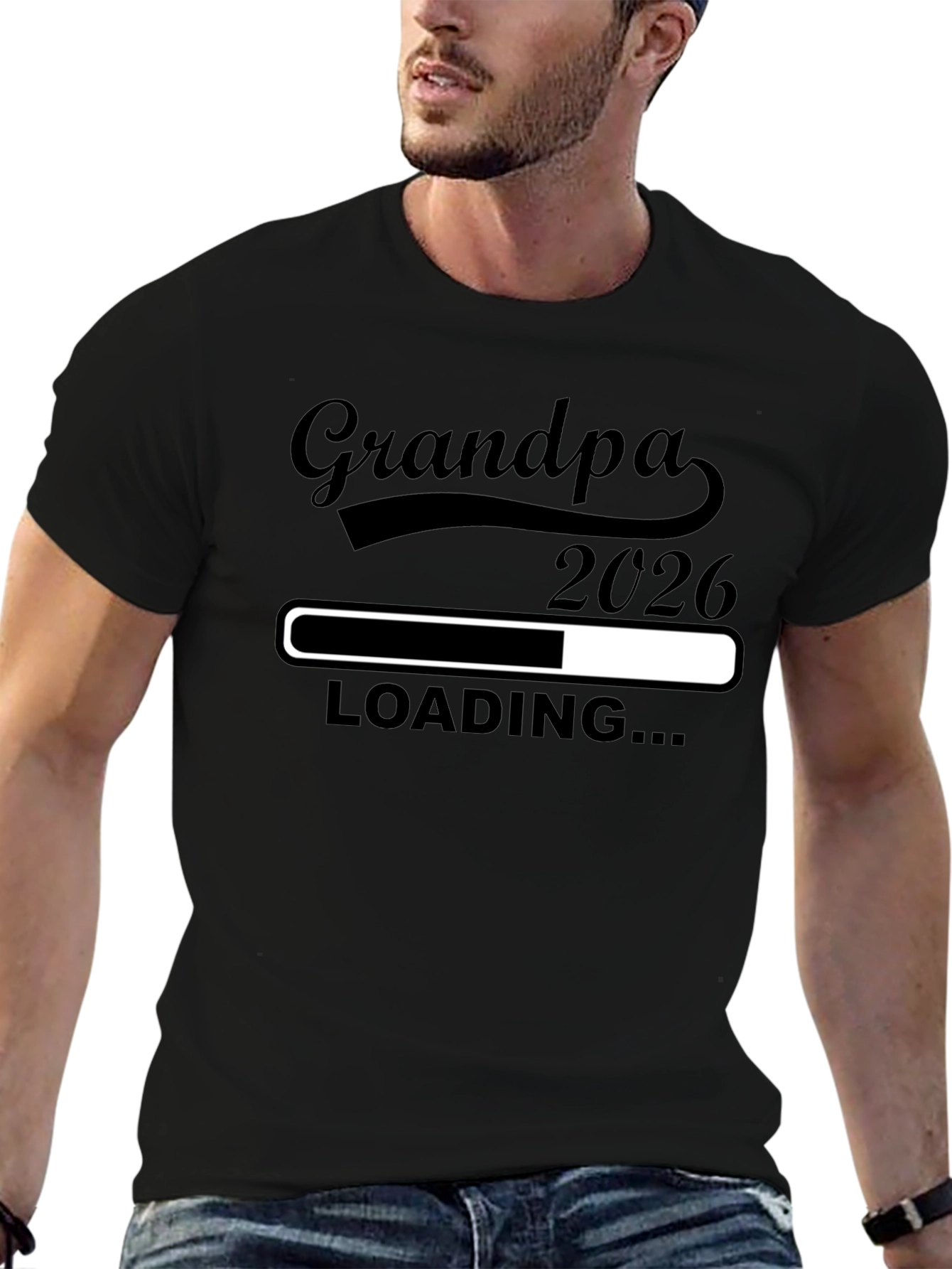 Camiseta Negra: Abuelo 2026 - Cargando...