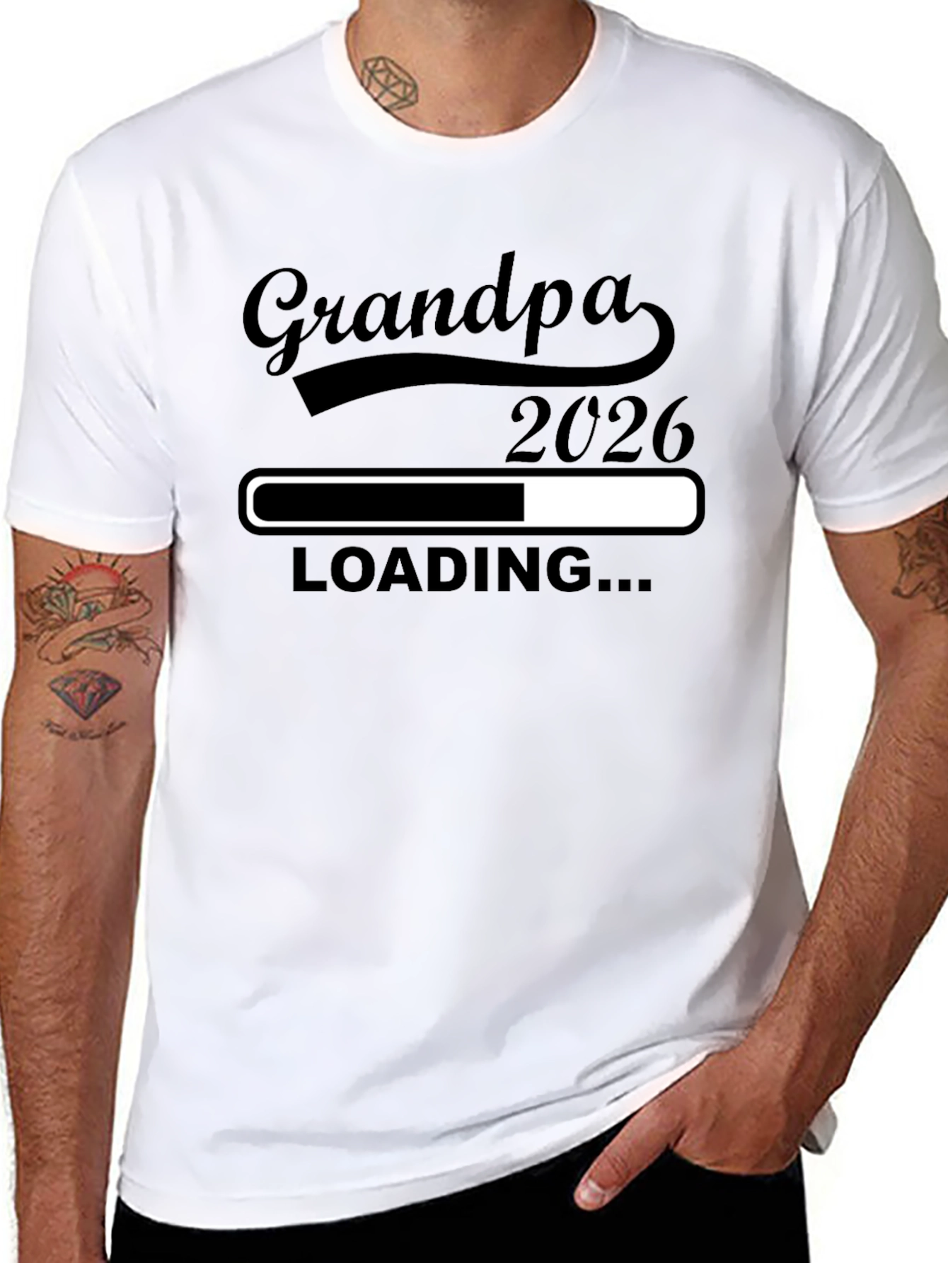 Camiseta Negra: Abuelo 2026 - Cargando...