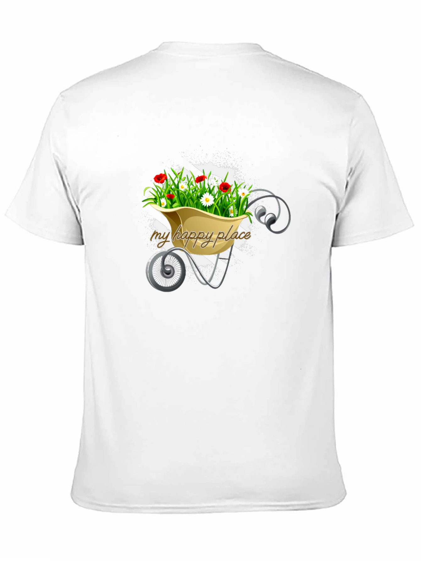Camiseta Negra Mi Lugar Feliz