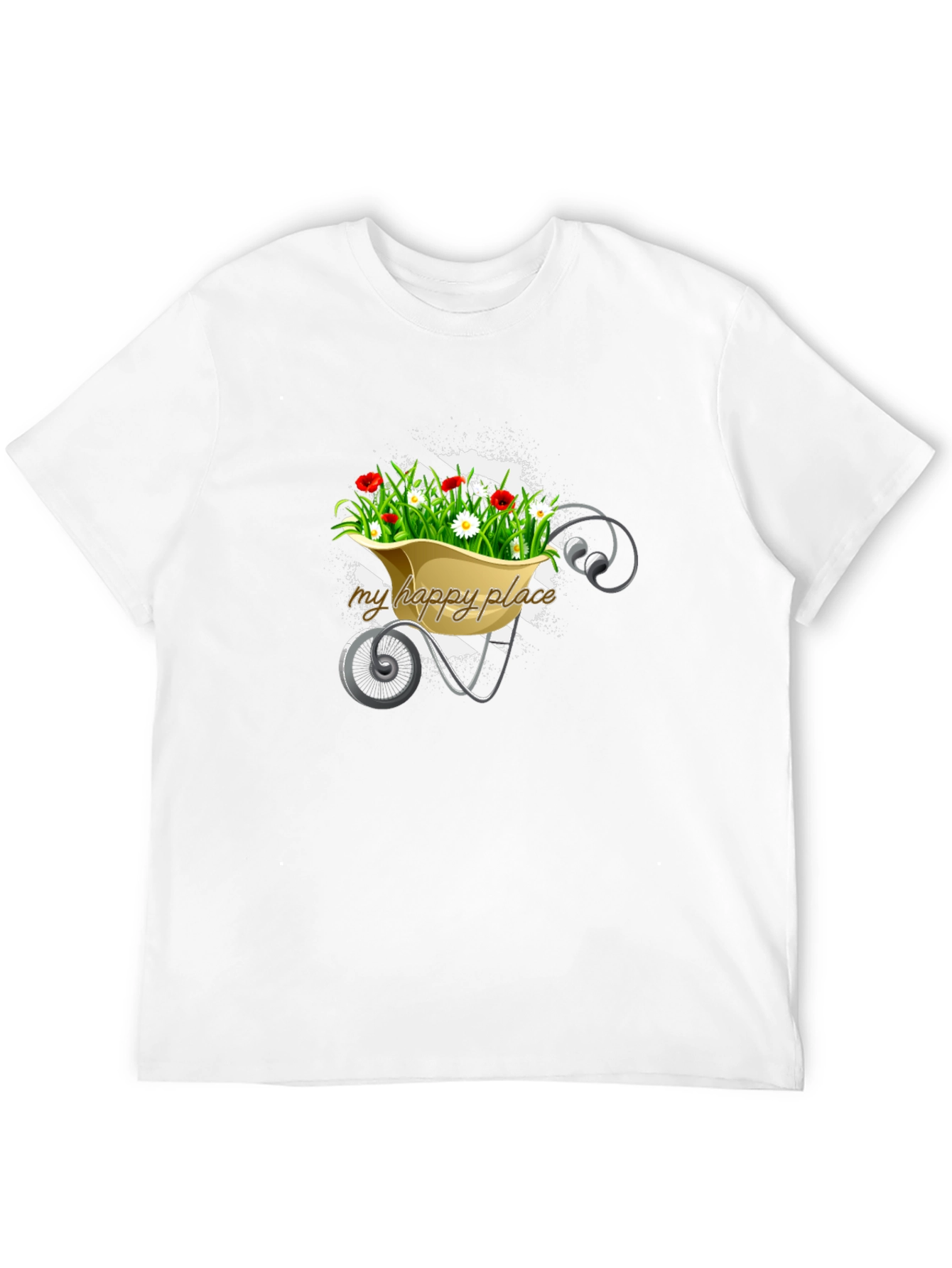 Camiseta Negra Mi Lugar Feliz