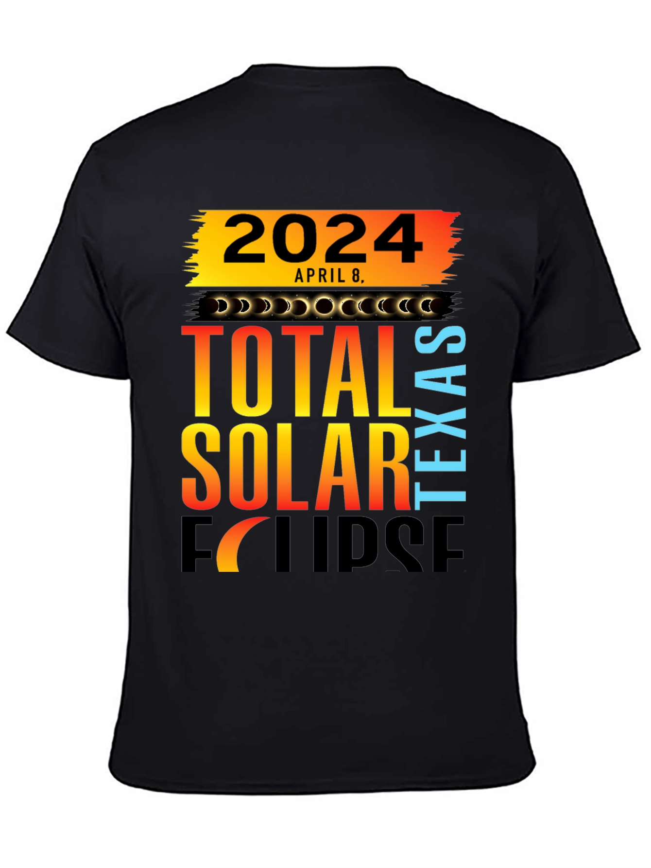 Camiseta Eclipse Solar Total Texas 2024