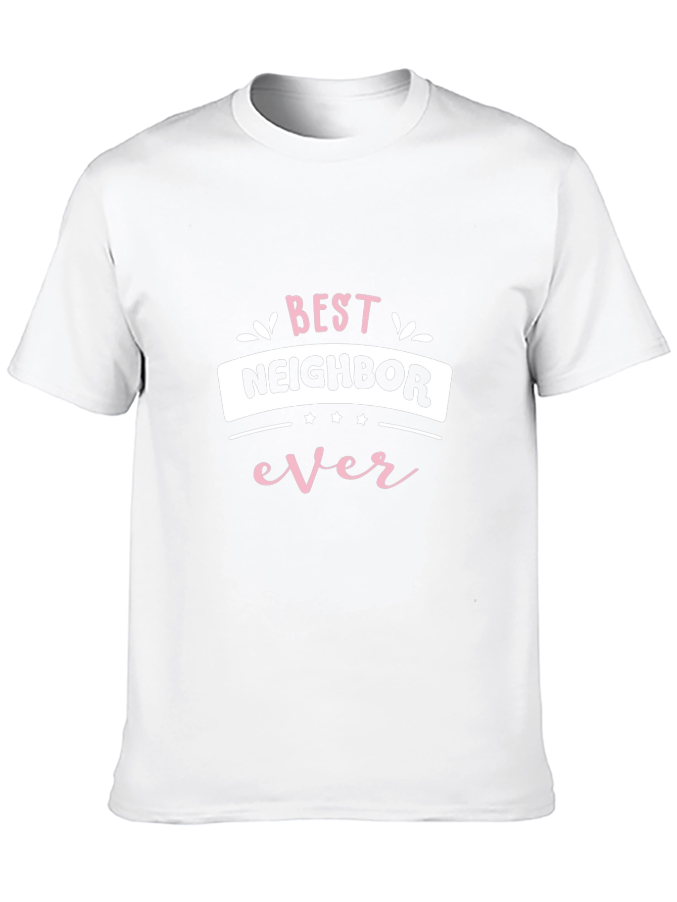 Camiseta Negra Mejor Vecino Ever