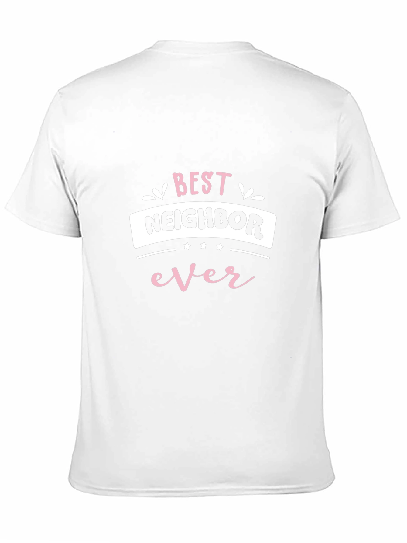 Camiseta Negra Mejor Vecino Ever