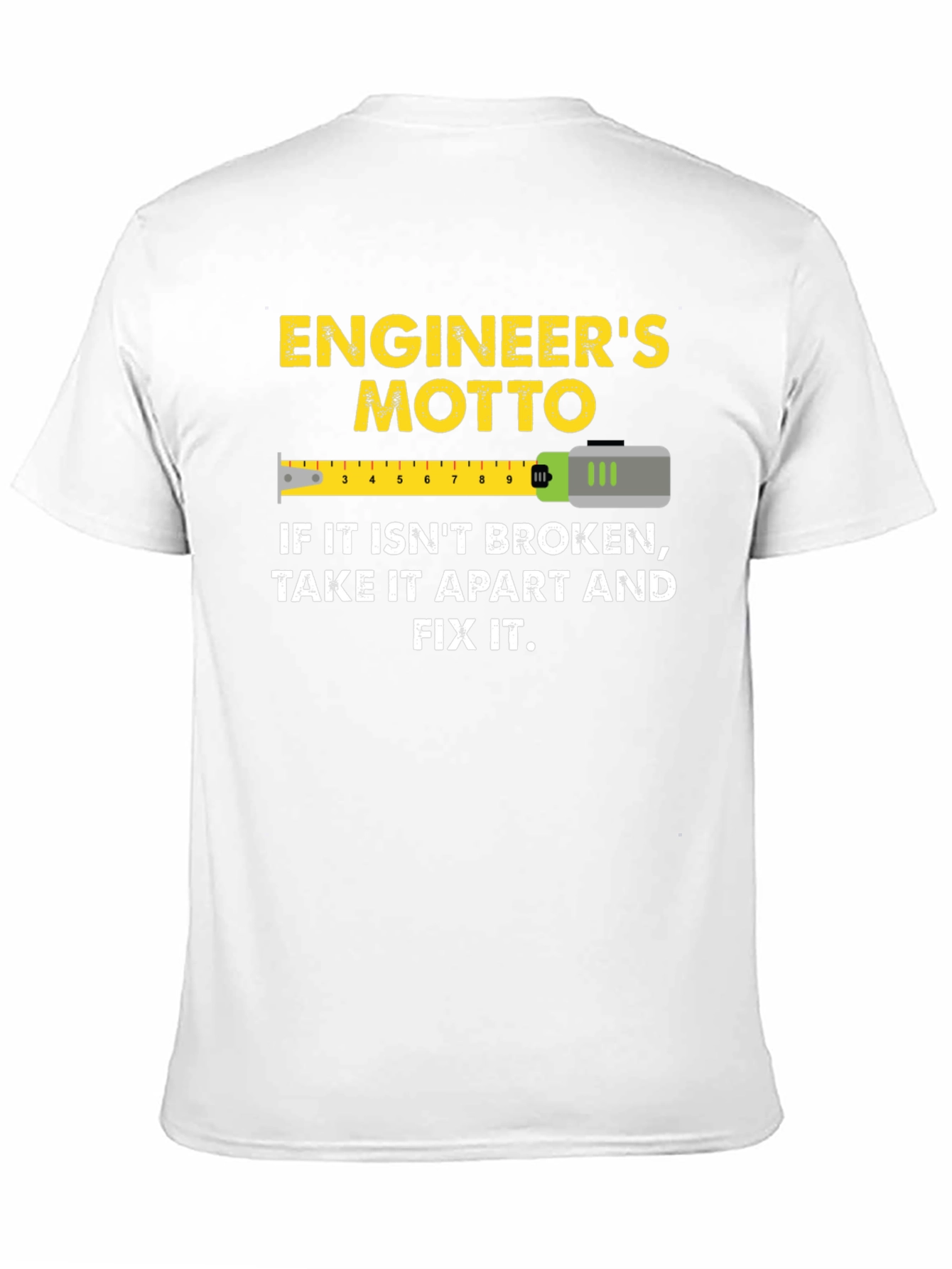 Camiseta Negra: Lema del Ingeniero