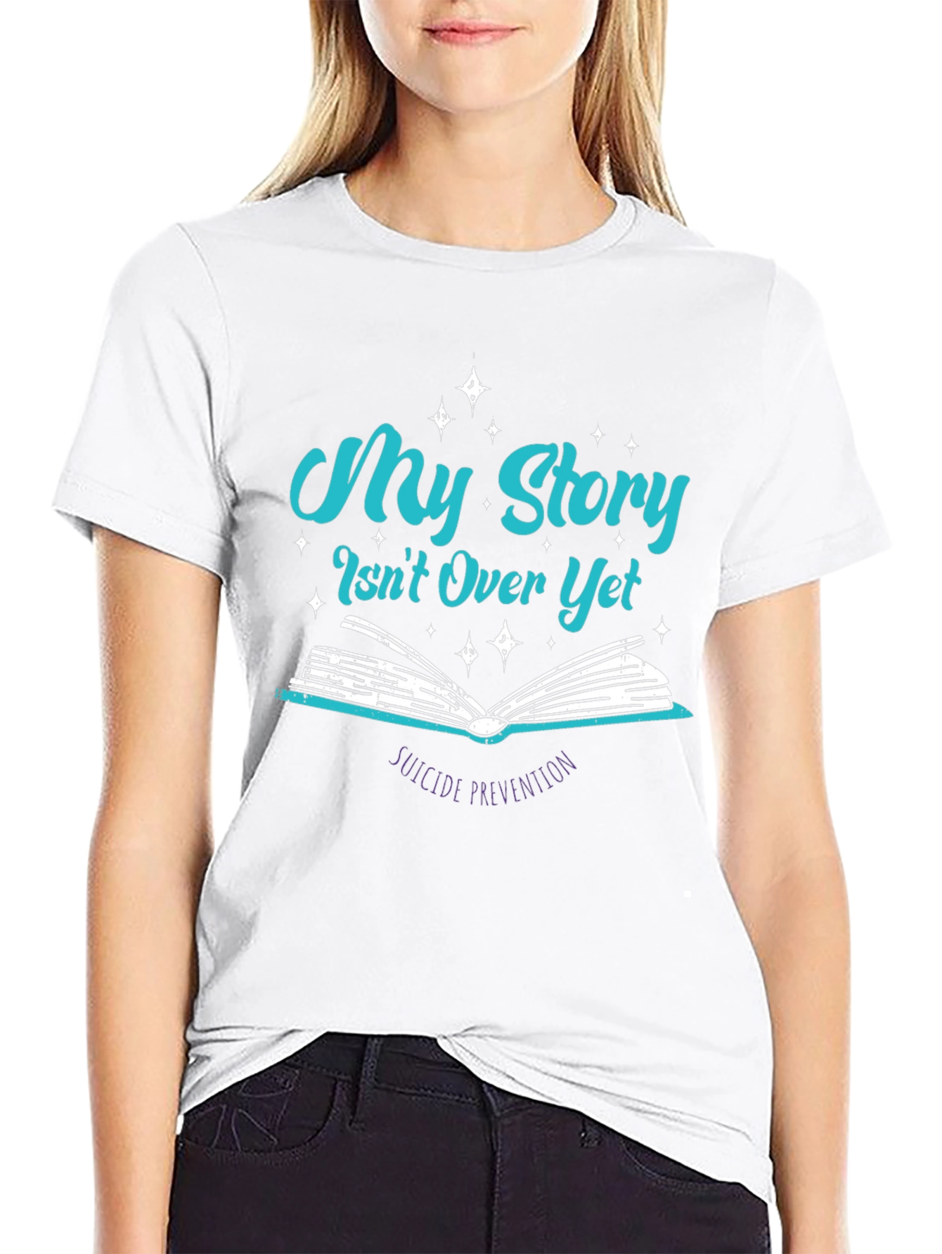 Camiseta Negra Mi Historia Aún No Termina