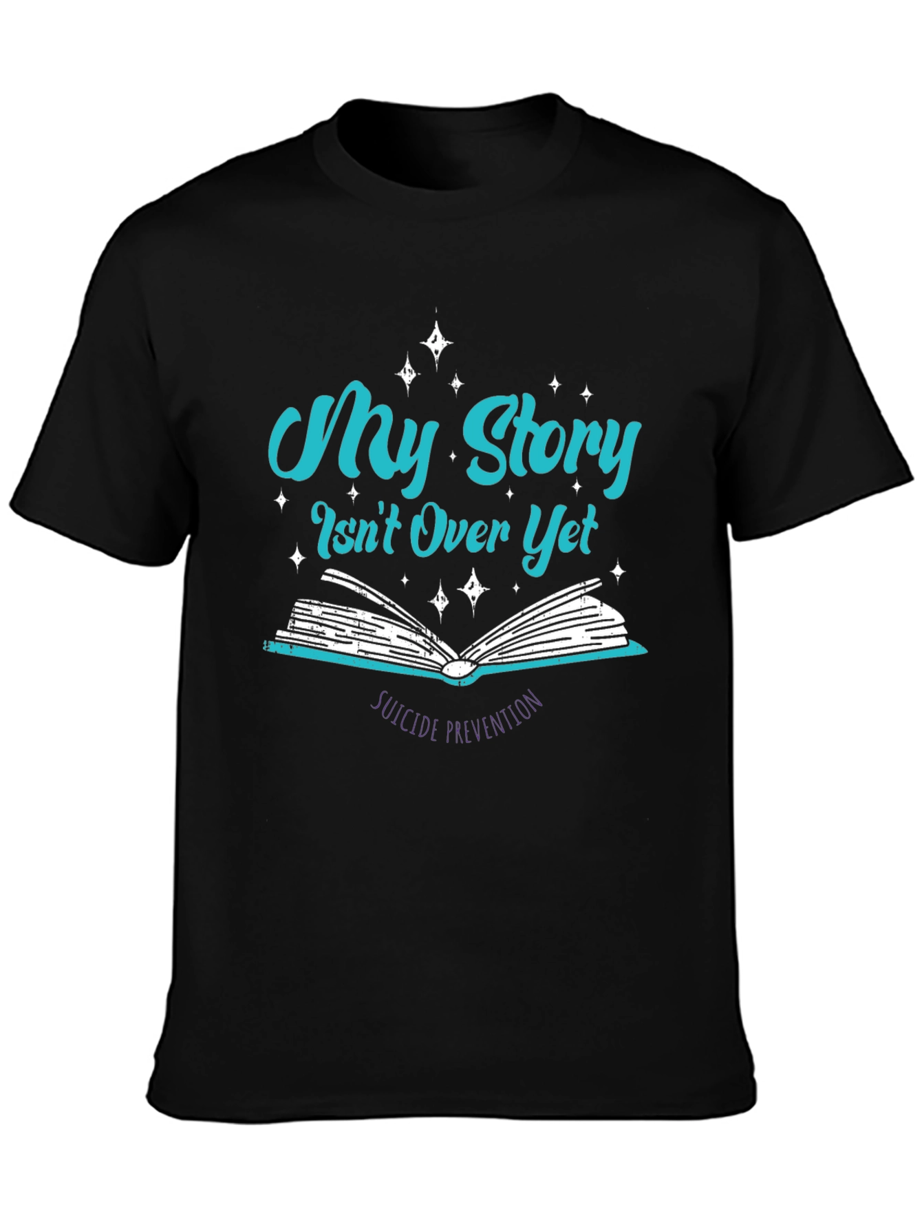Camiseta Negra Mi Historia Aún No Termina