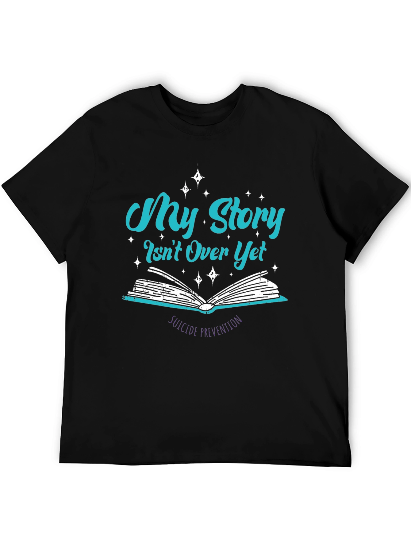Camiseta Negra Mi Historia Aún No Termina