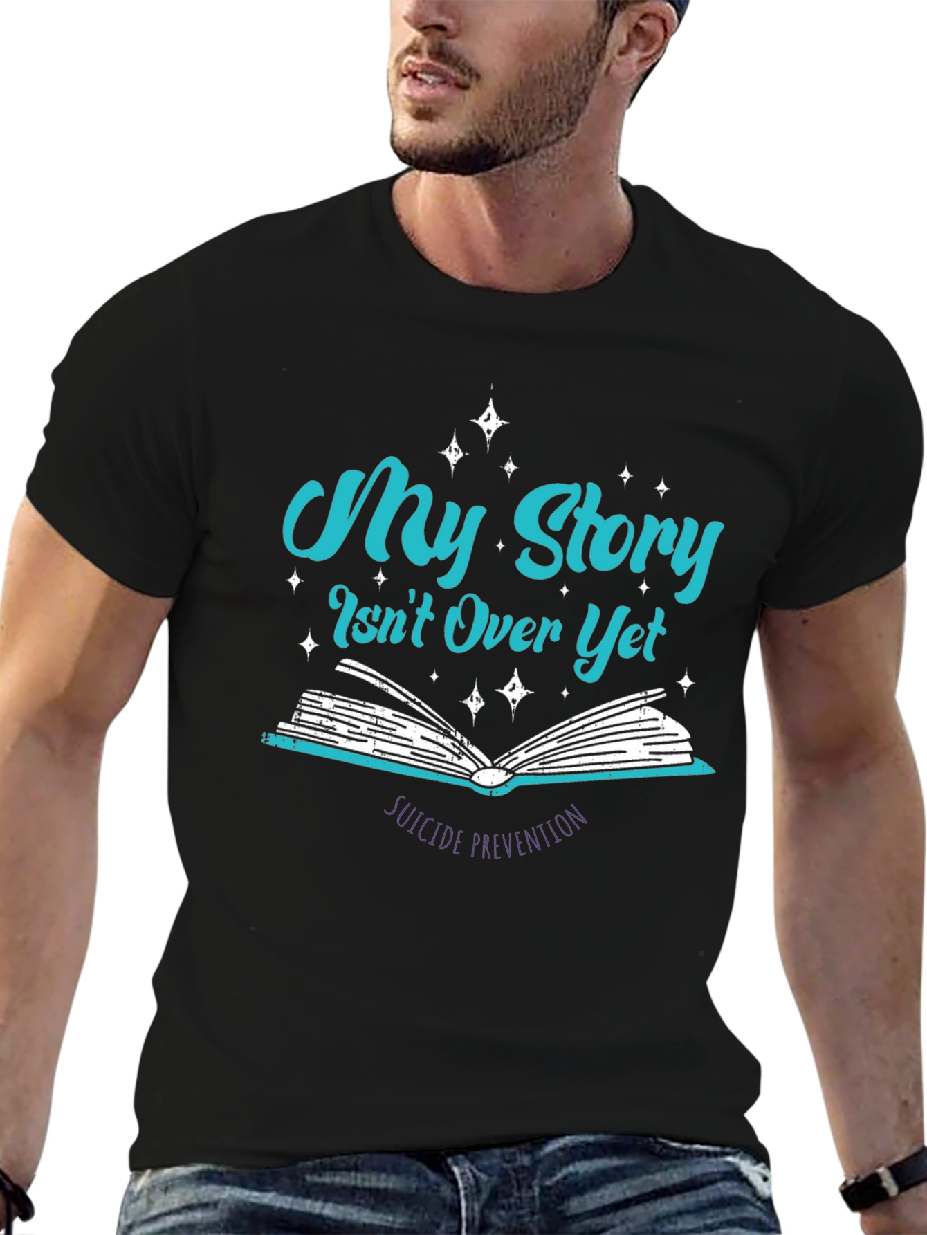 Camiseta Negra Mi Historia Aún No Termina