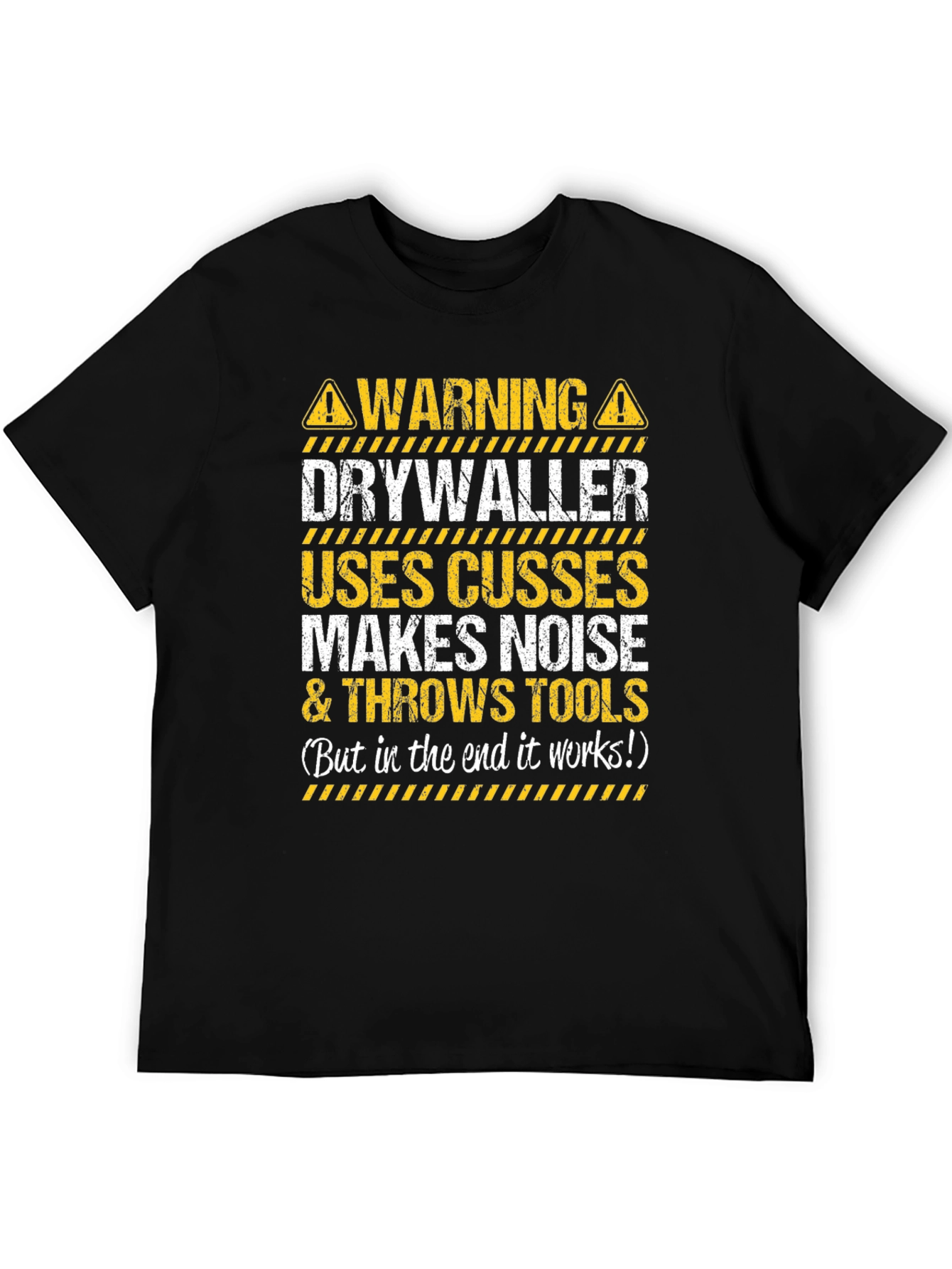 Camiseta Drywaller: Usa malas palabras y lanza herramientas
