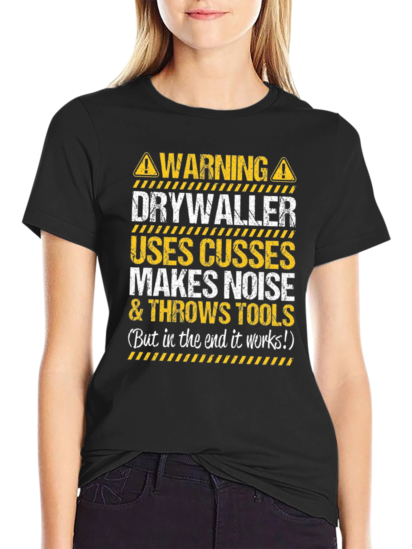 Camiseta Drywaller: Usa malas palabras y lanza herramientas