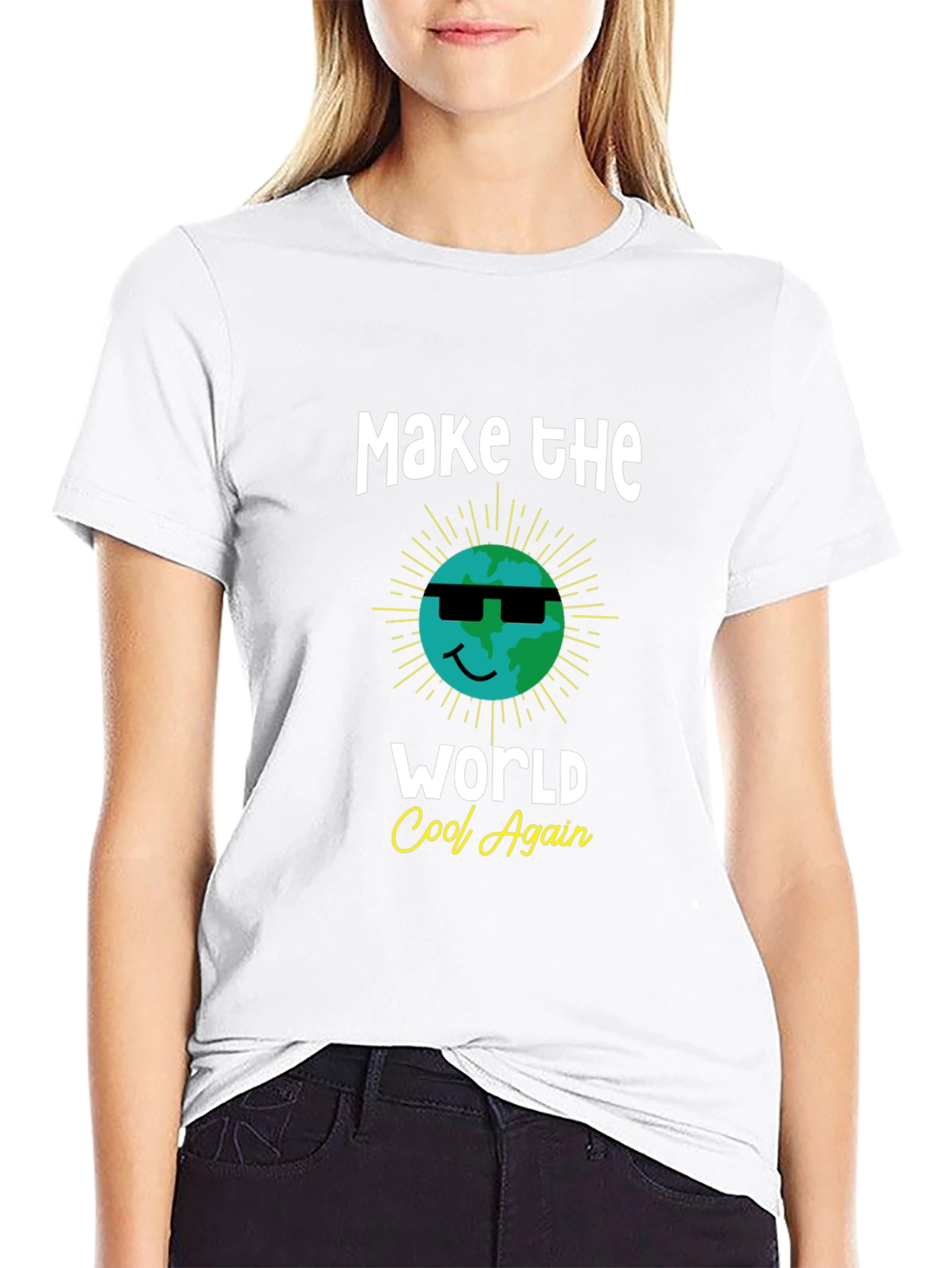 Camiseta Negra Make the World Cool Again