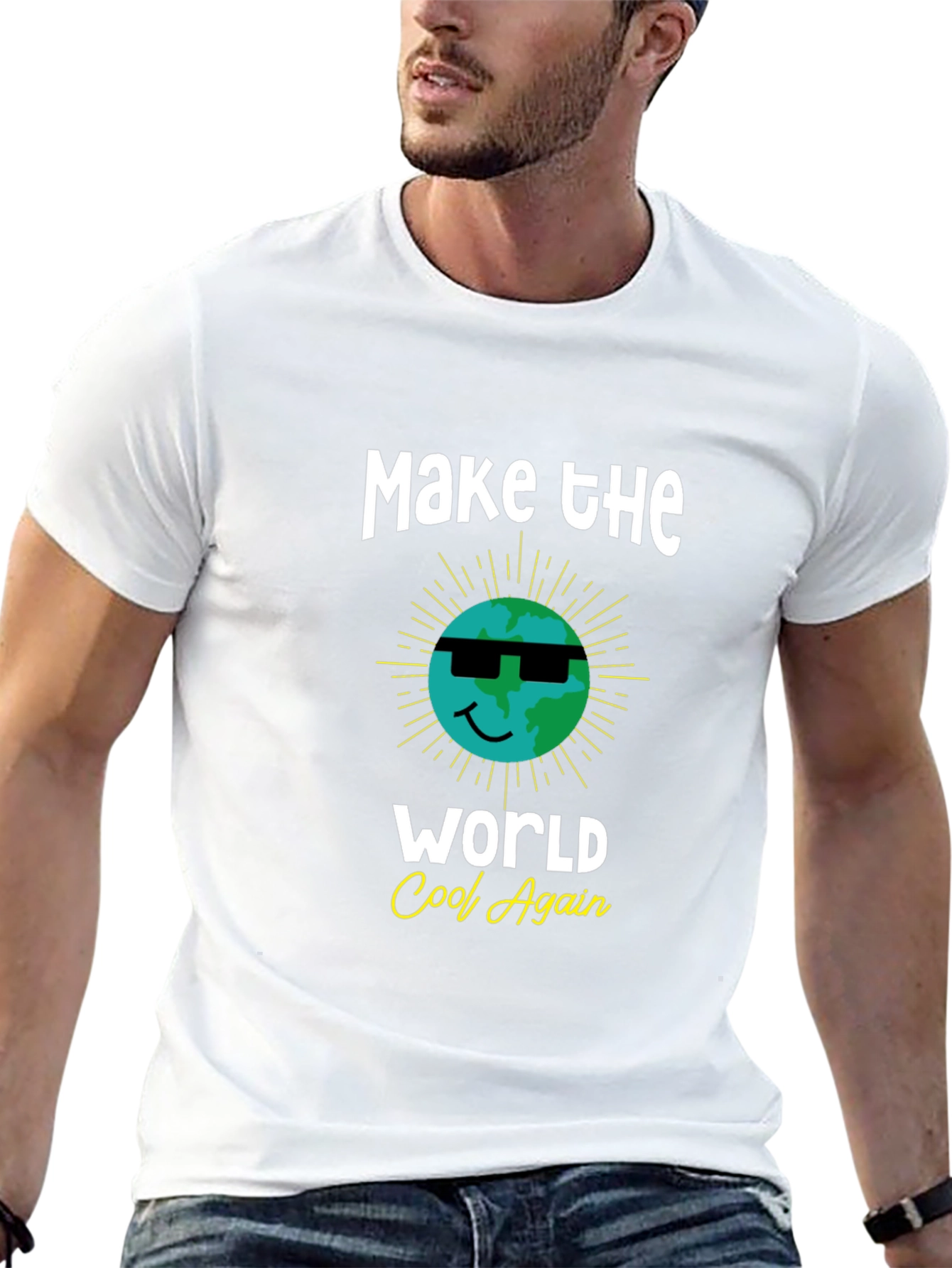 Camiseta Negra Make the World Cool Again