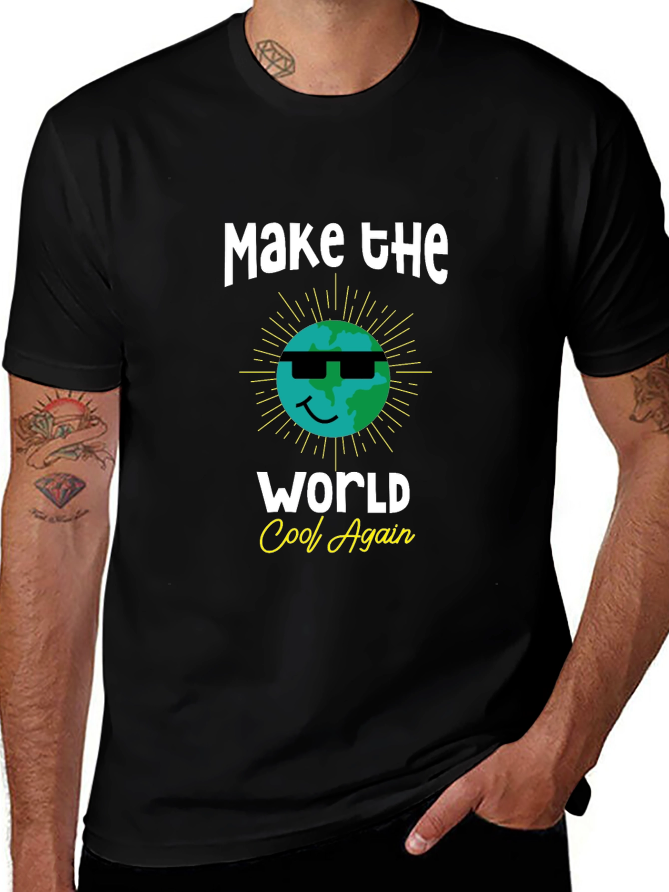 Camiseta Negra Make the World Cool Again