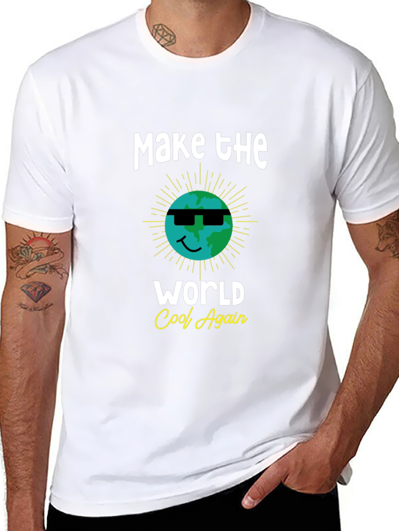 Camiseta Negra Make the World Cool Again