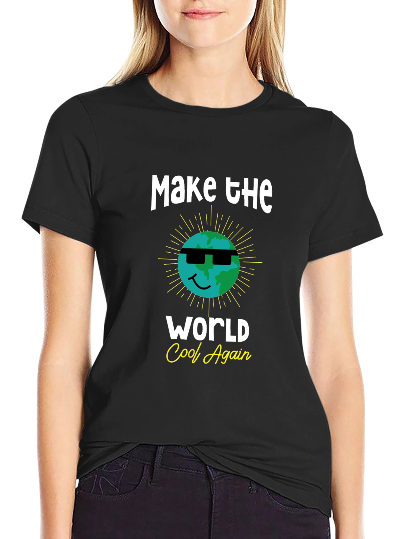 Camiseta Negra Make the World Cool Again