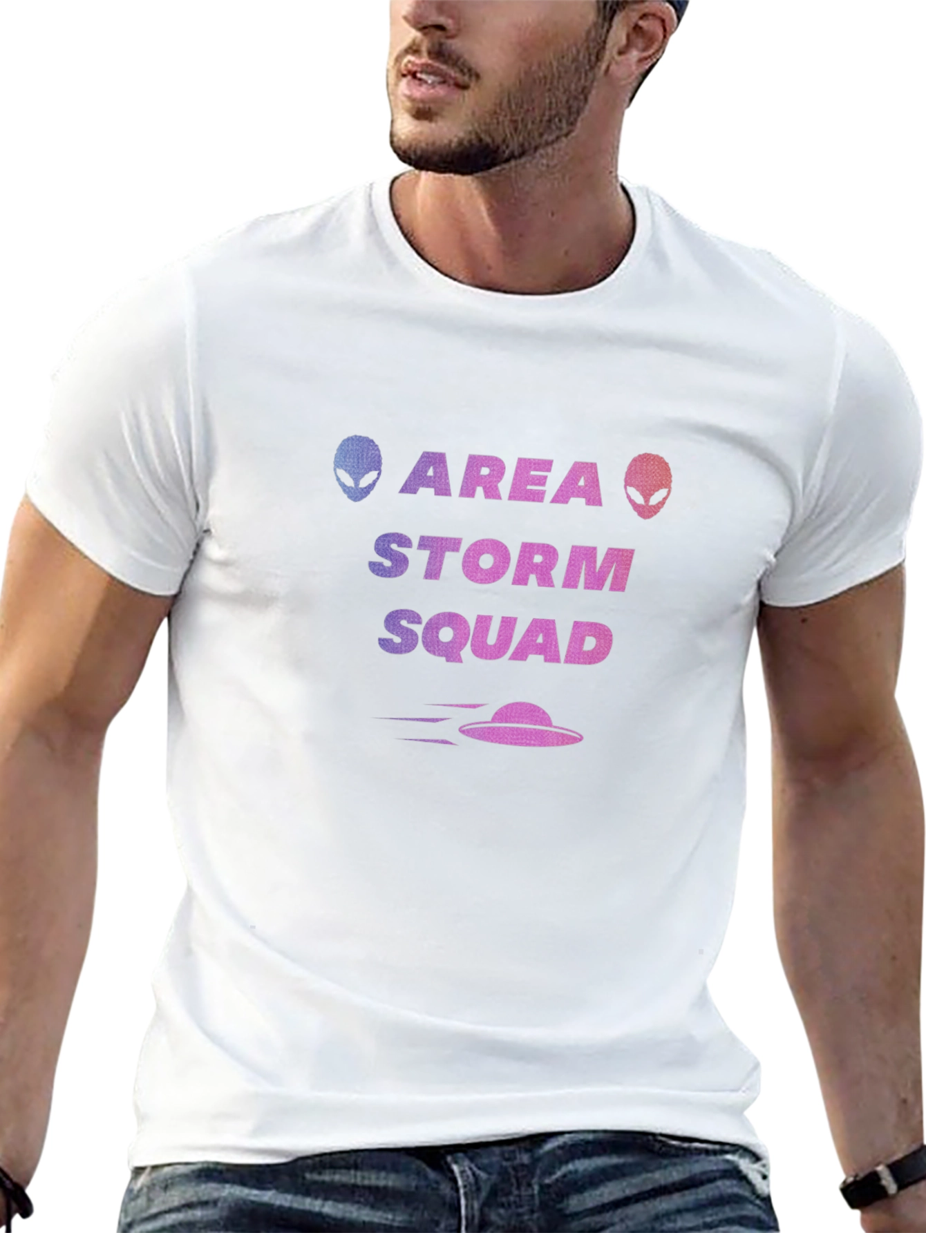 Camiseta Área Storm Squad - Diseño Extraterrestre