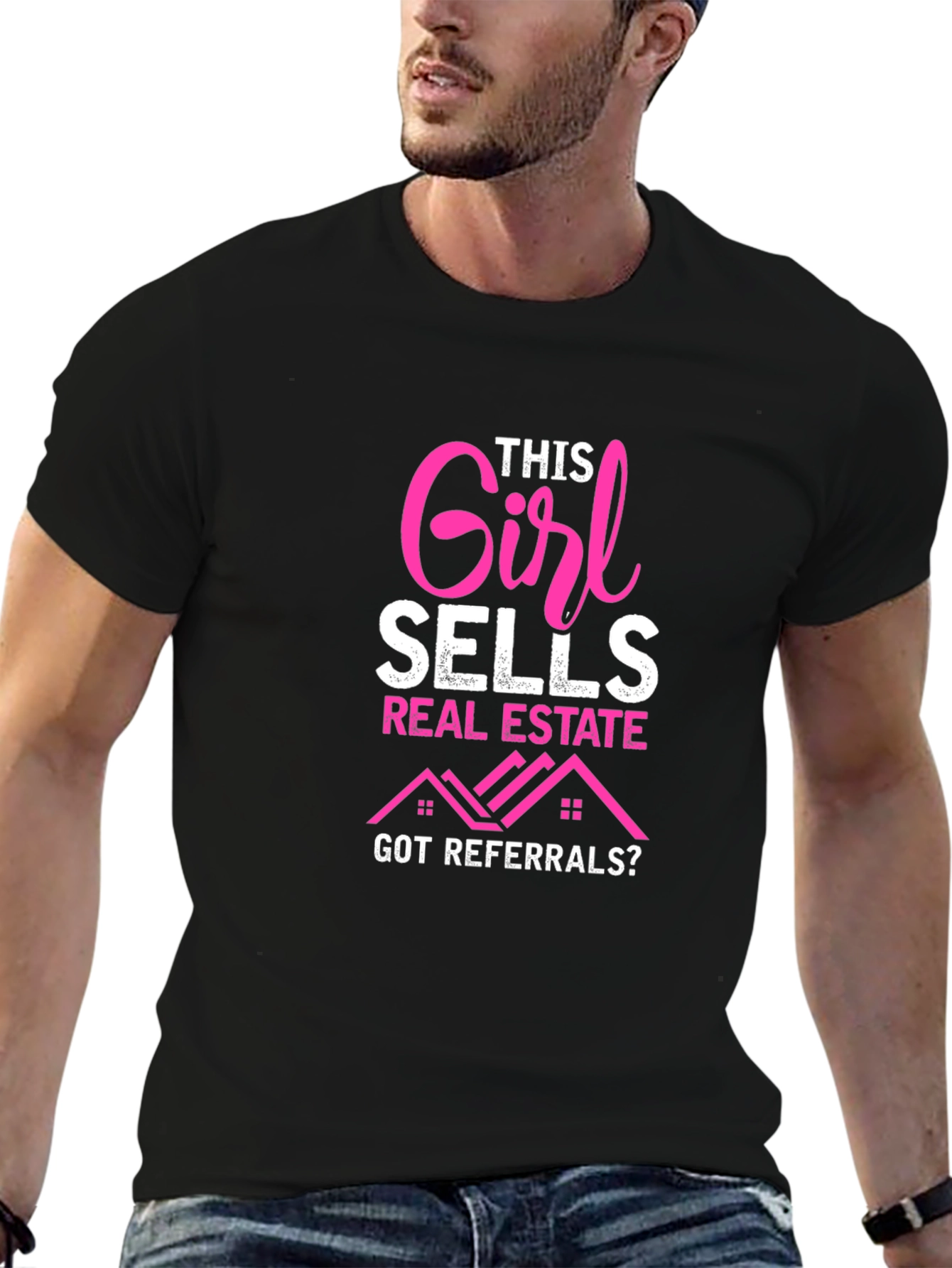 Camiseta Esta chica vende bienes raíces
