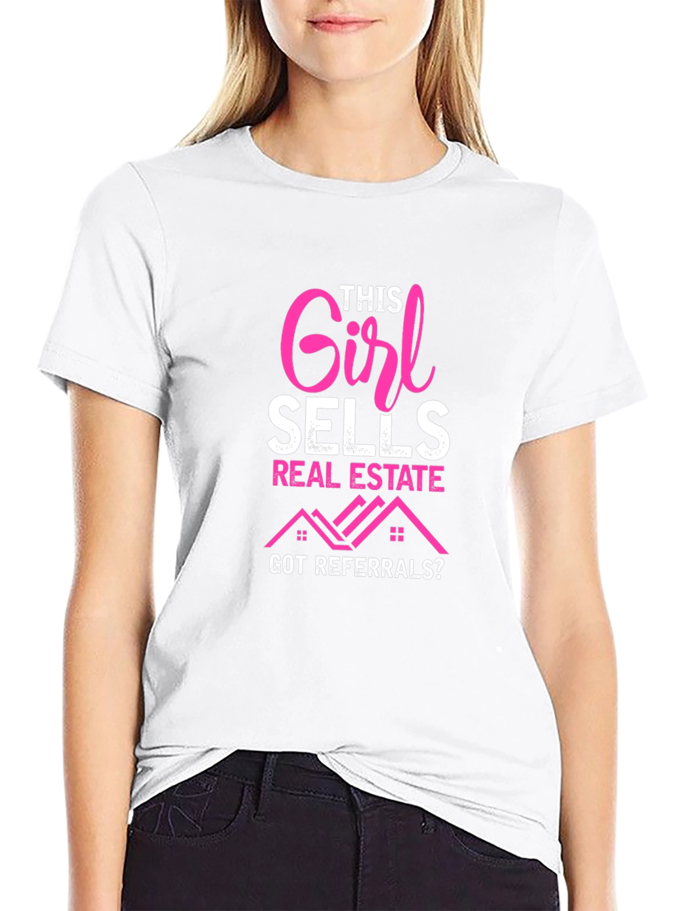 Camiseta Esta chica vende bienes raíces