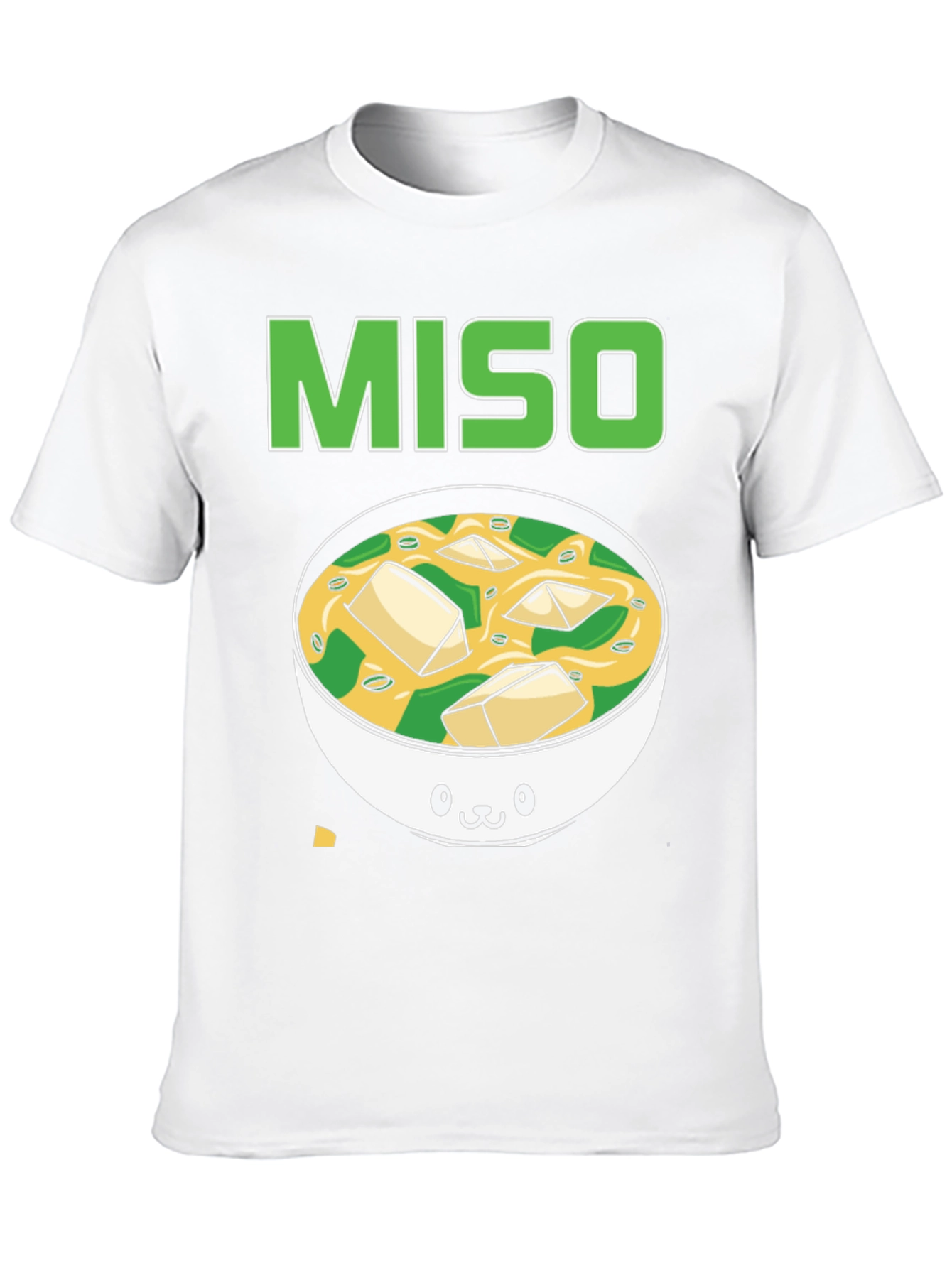 Camiseta Negra Miso Soup Kawaii