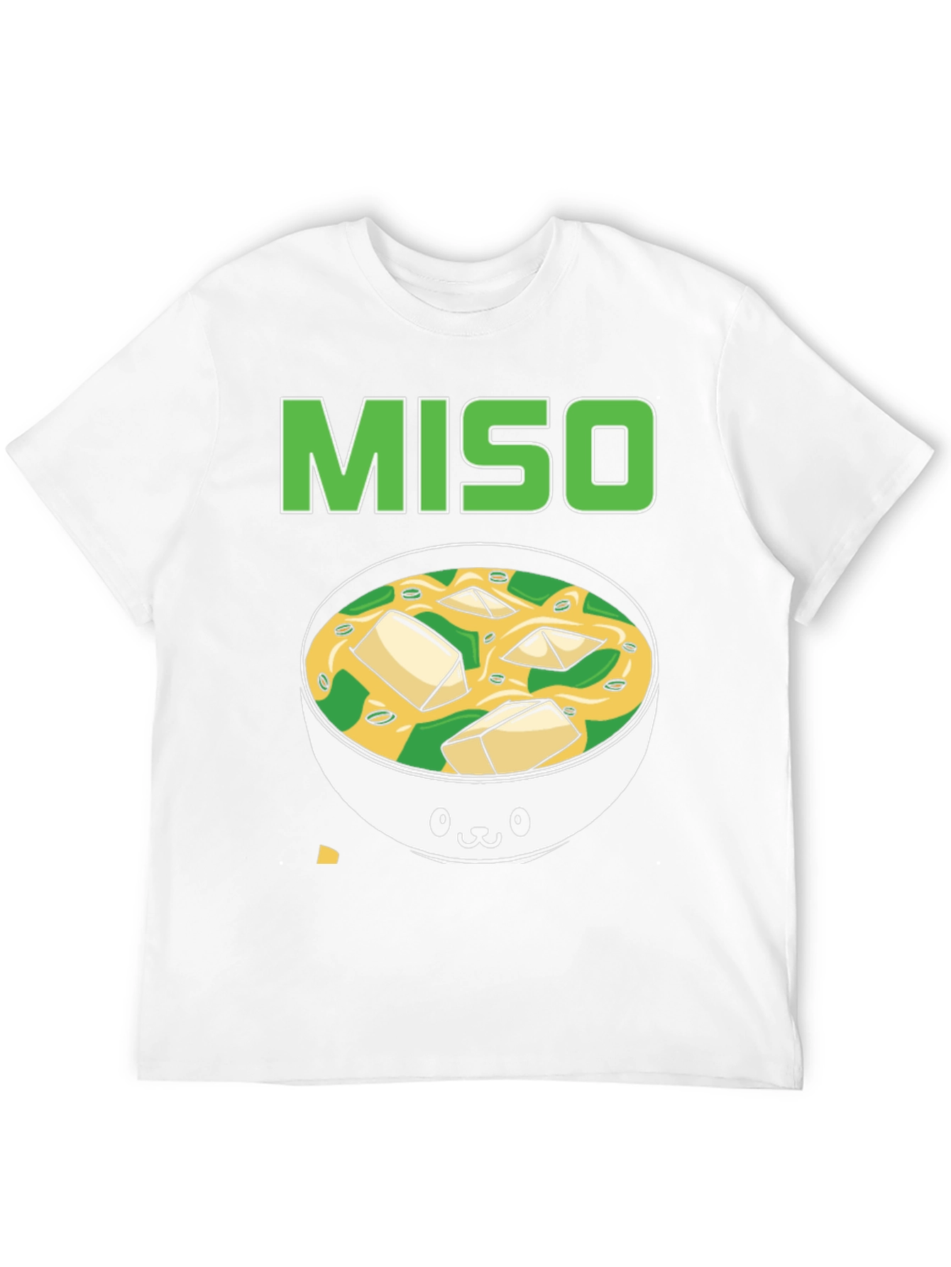 Camiseta Negra Miso Soup Kawaii