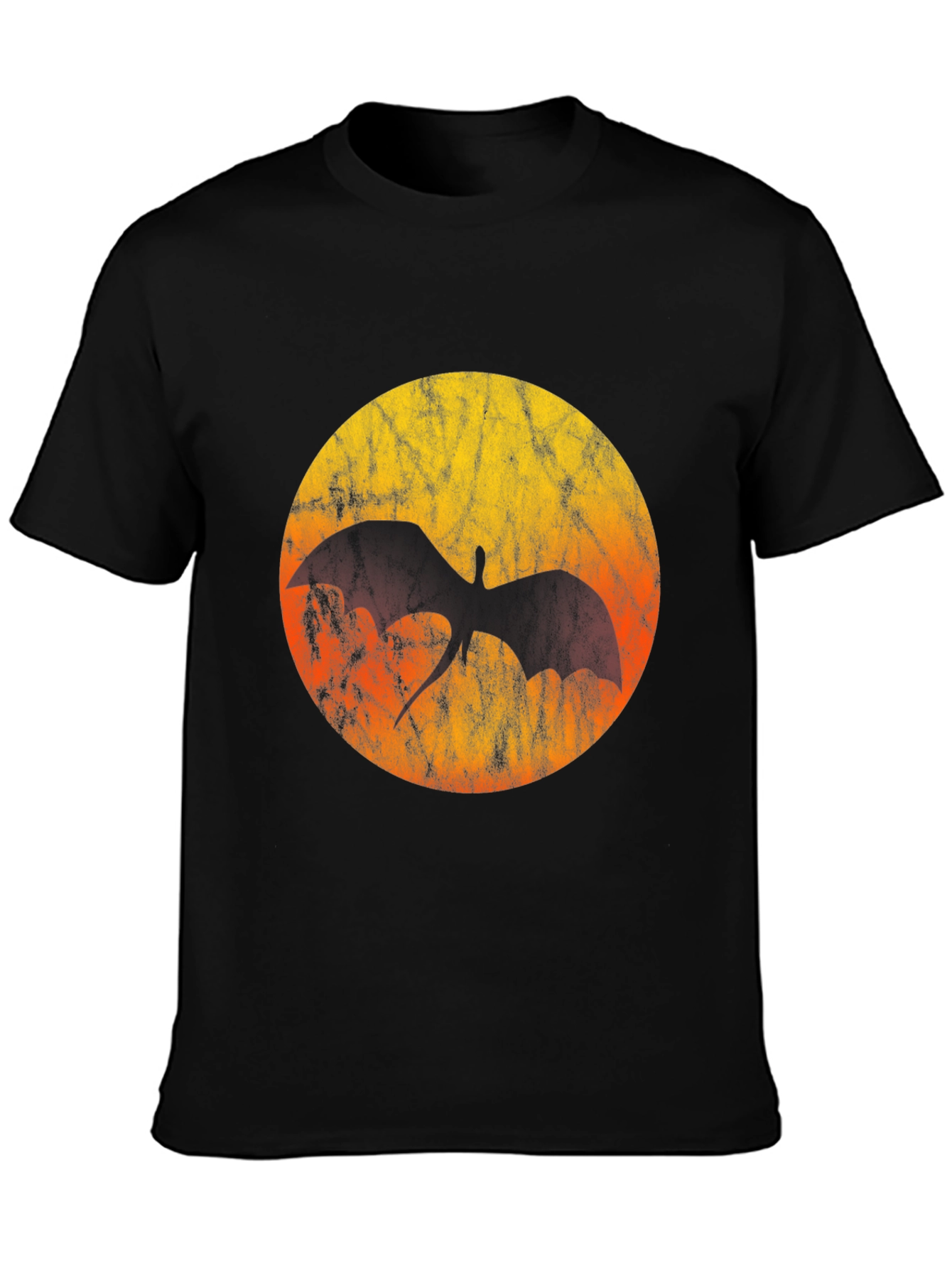 Camiseta Negra con Diseño de Dragón Solar