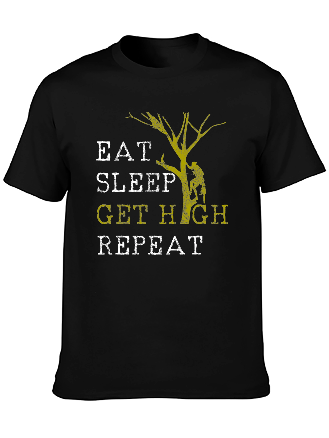 Camiseta Hombre Eat Sleep Get High Repeat