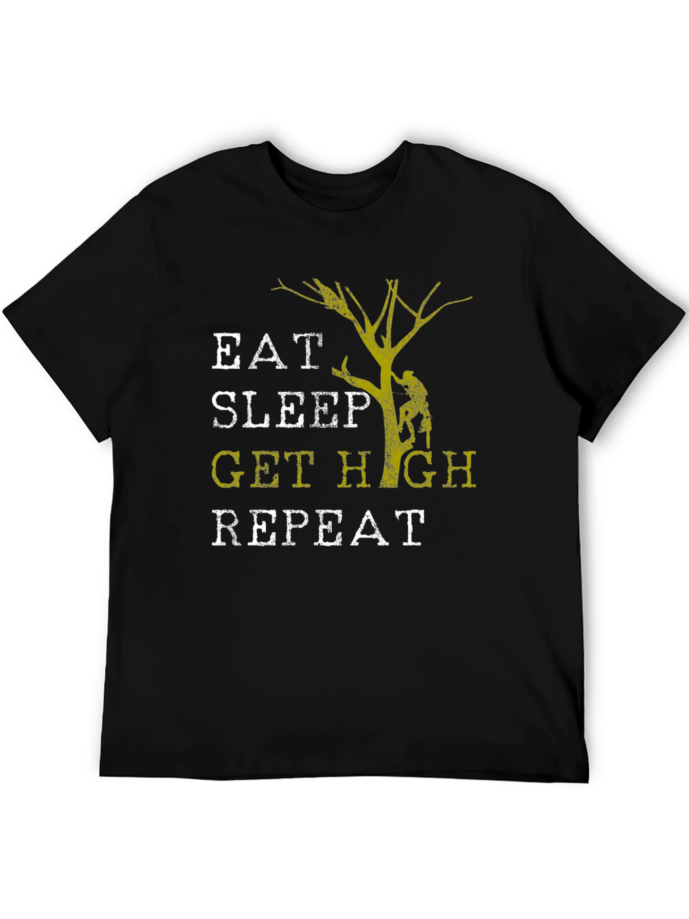 Camiseta Hombre Eat Sleep Get High Repeat