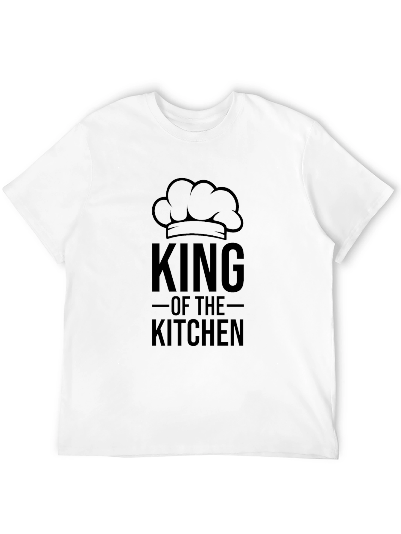 Camiseta Negra Rey de la Cocina