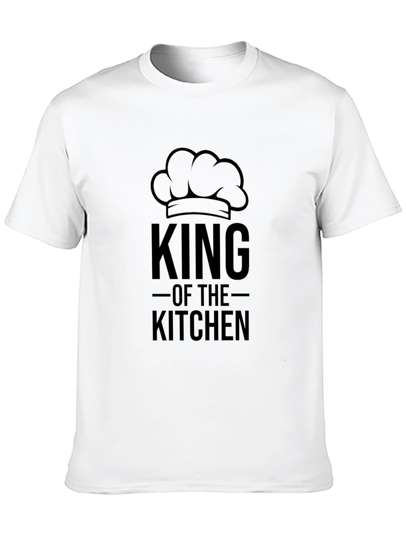 Camiseta Negra Rey de la Cocina