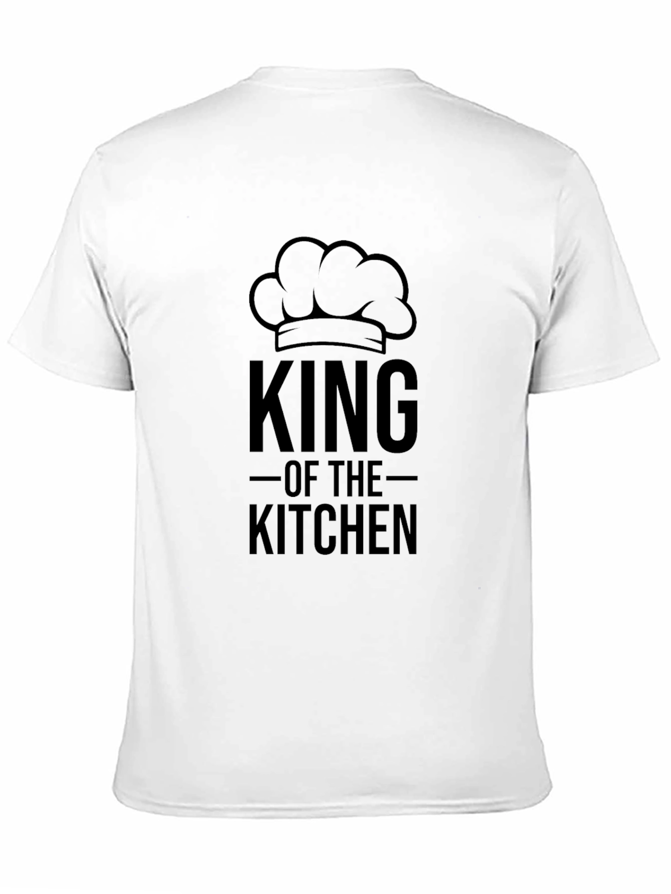 Camiseta Negra Rey de la Cocina