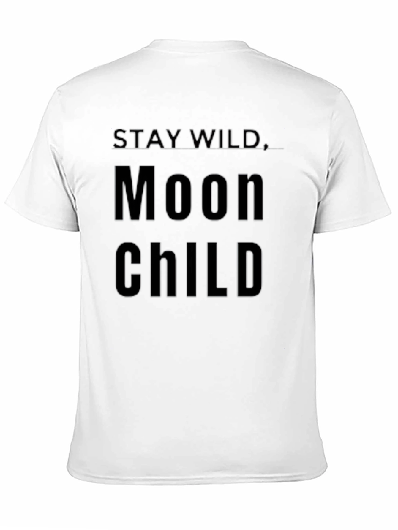 Camiseta Negra Moon Child