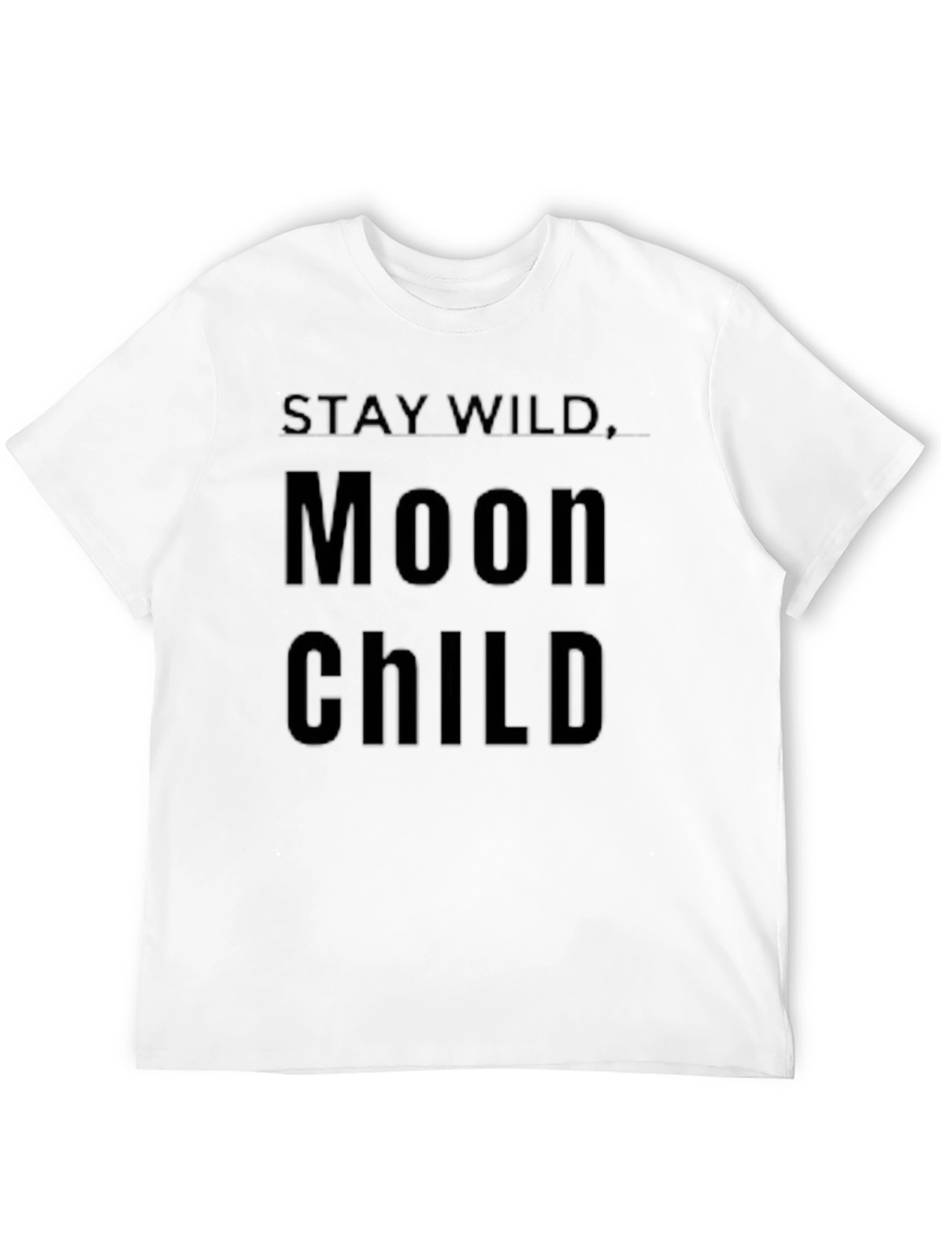 Camiseta Negra Moon Child