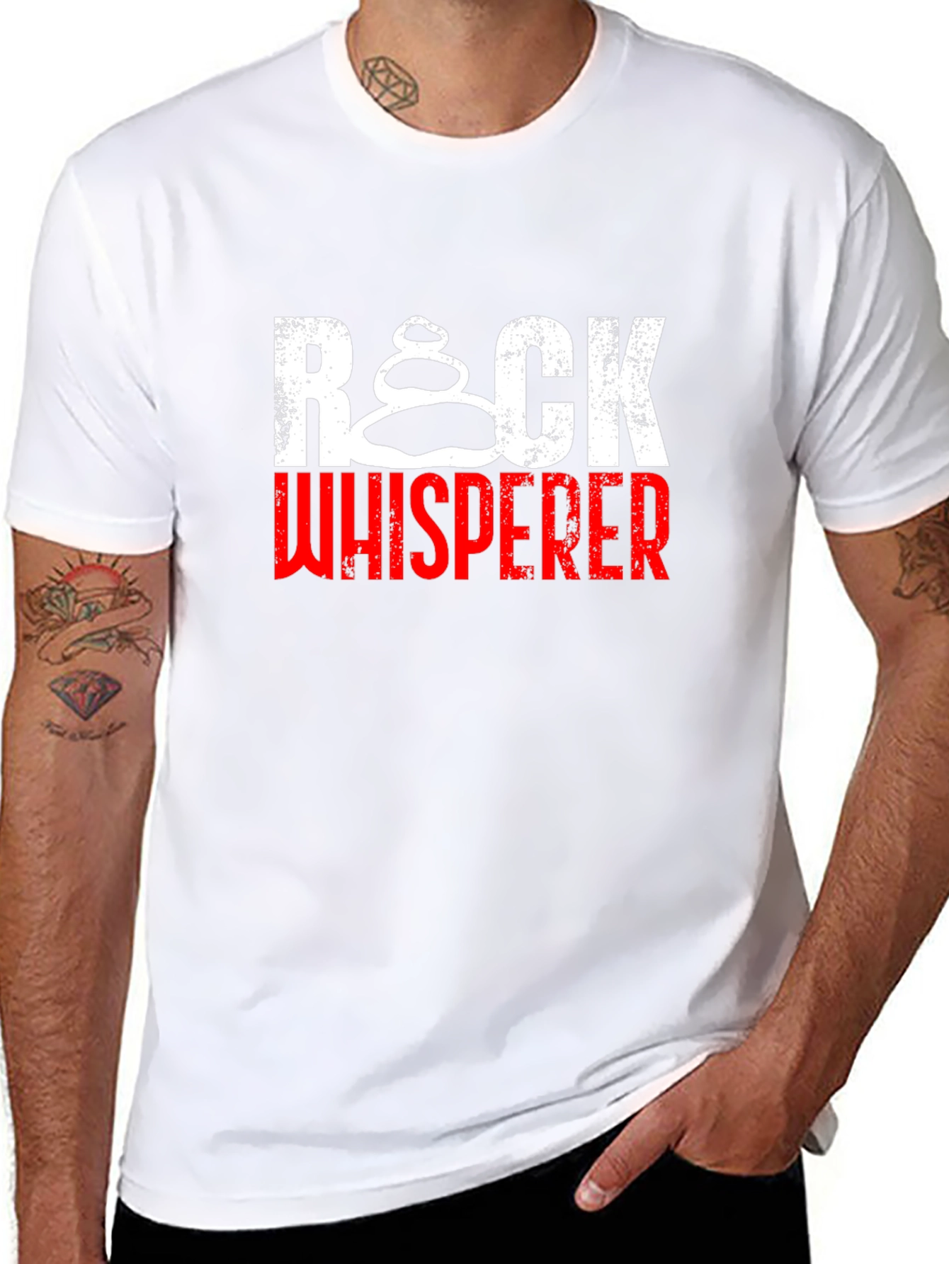 Camiseta Negra Rock Whisperer