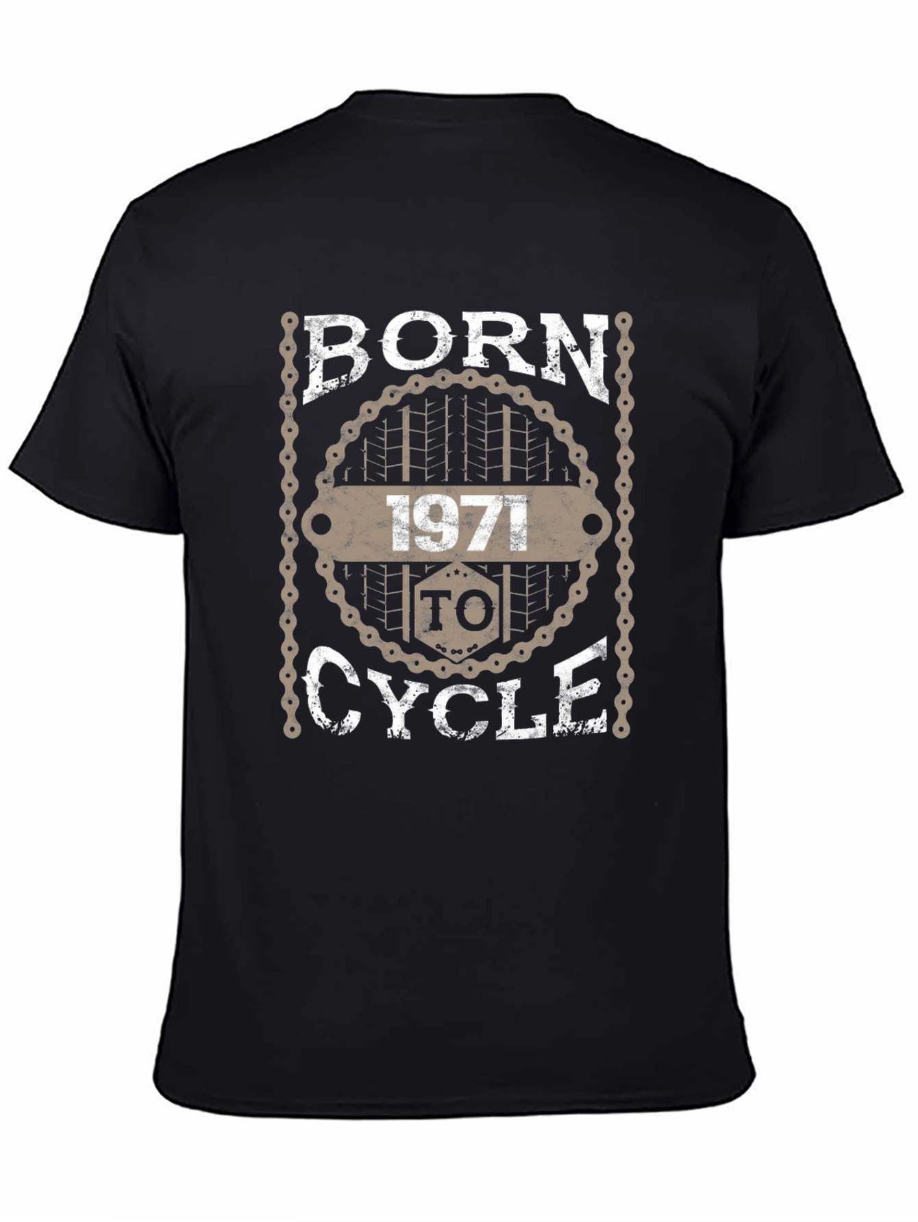 Camiseta Negra Ciclismo Nacido en 1971
