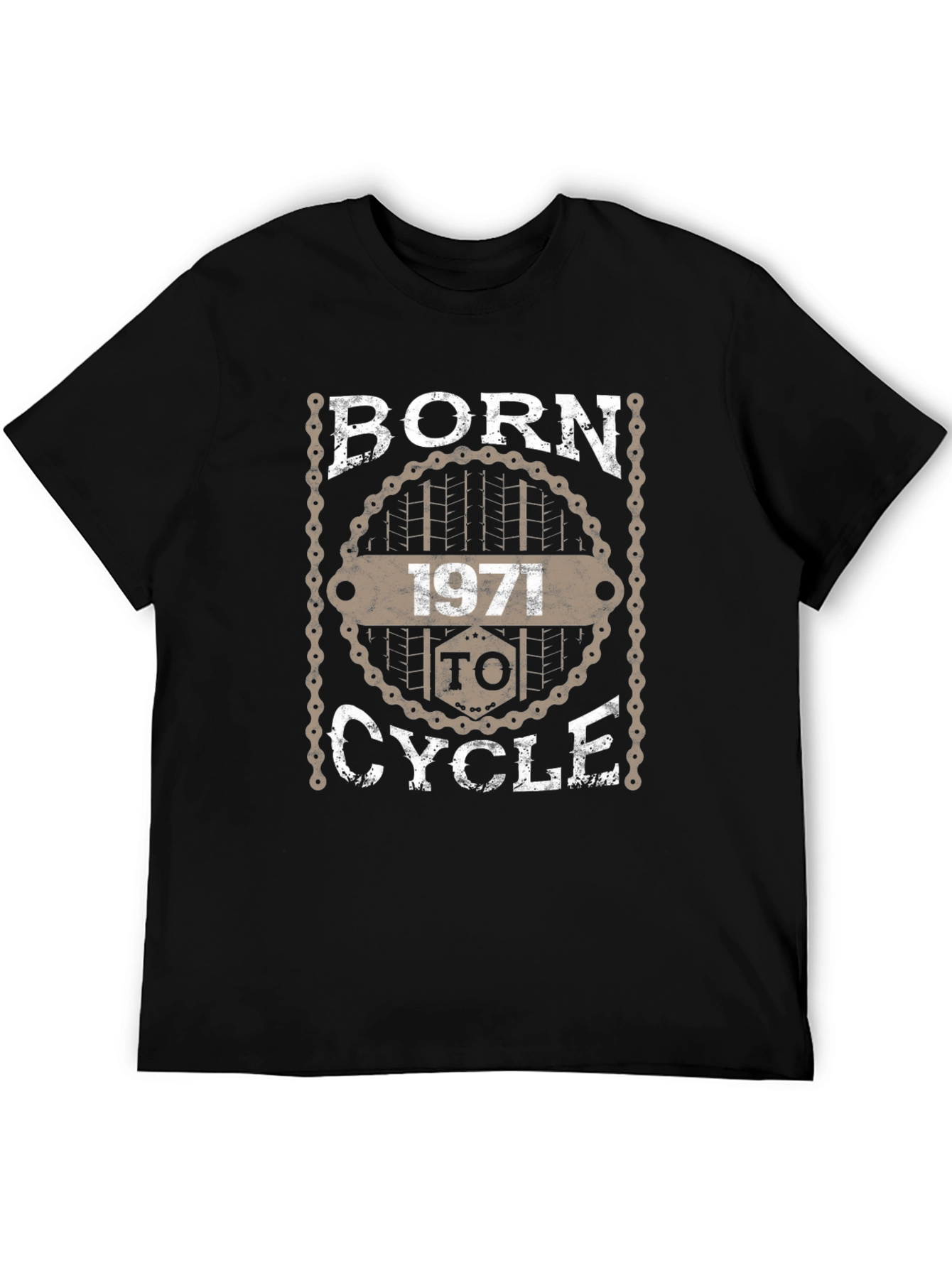 Camiseta Negra Ciclismo Nacido en 1971