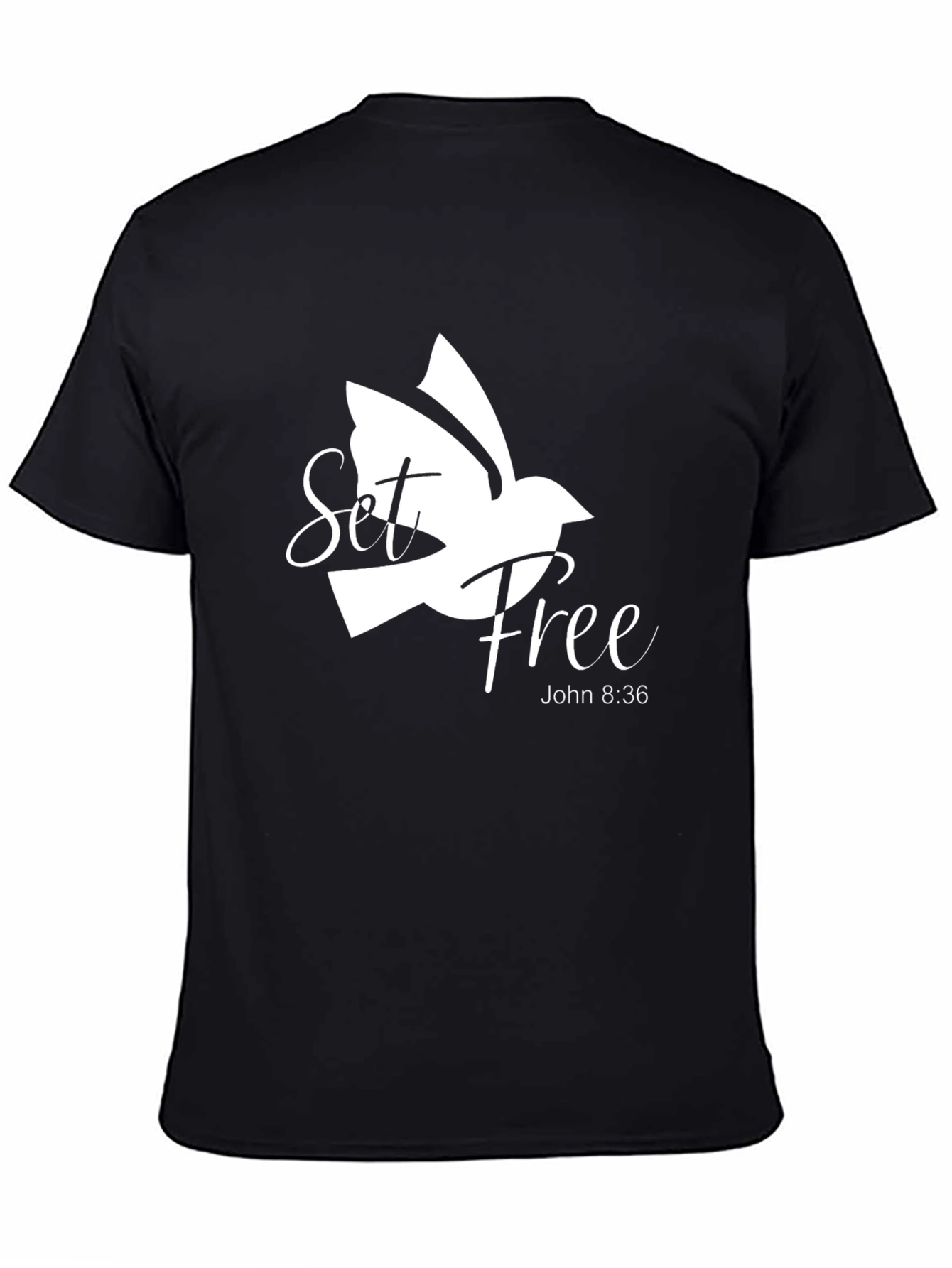 Camiseta Negra Set Free