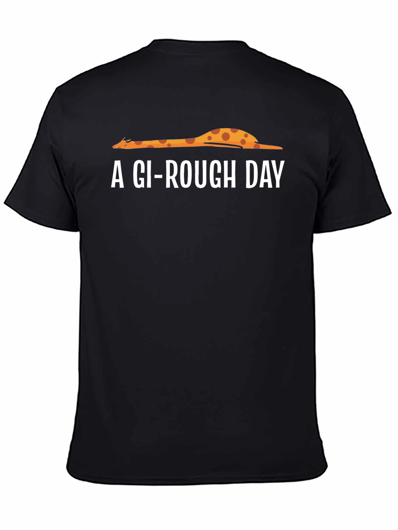 Camiseta Negra Un Día Gi-Rá Fico