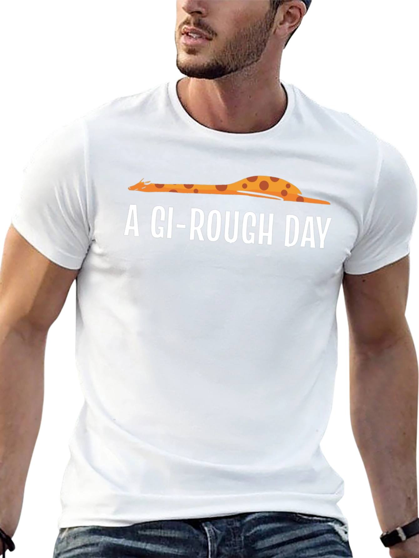 Camiseta Negra Un Día Gi-Rá Fico