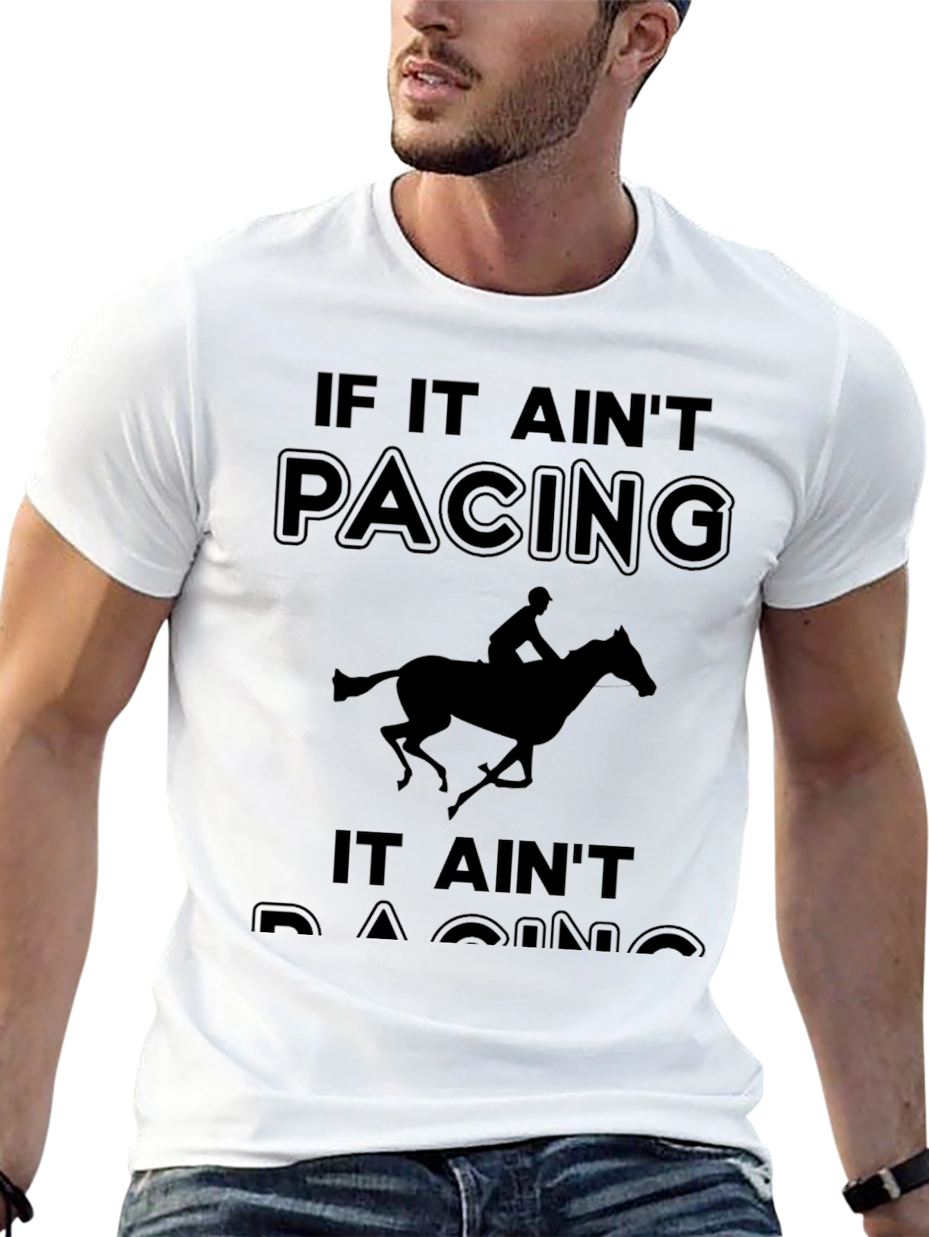Camiseta Negra If It Aint Pacing