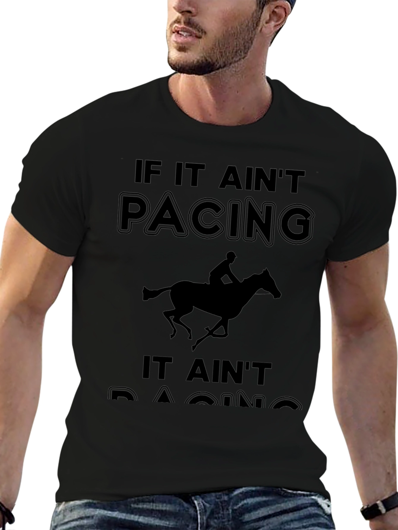 Camiseta Negra If It Aint Pacing