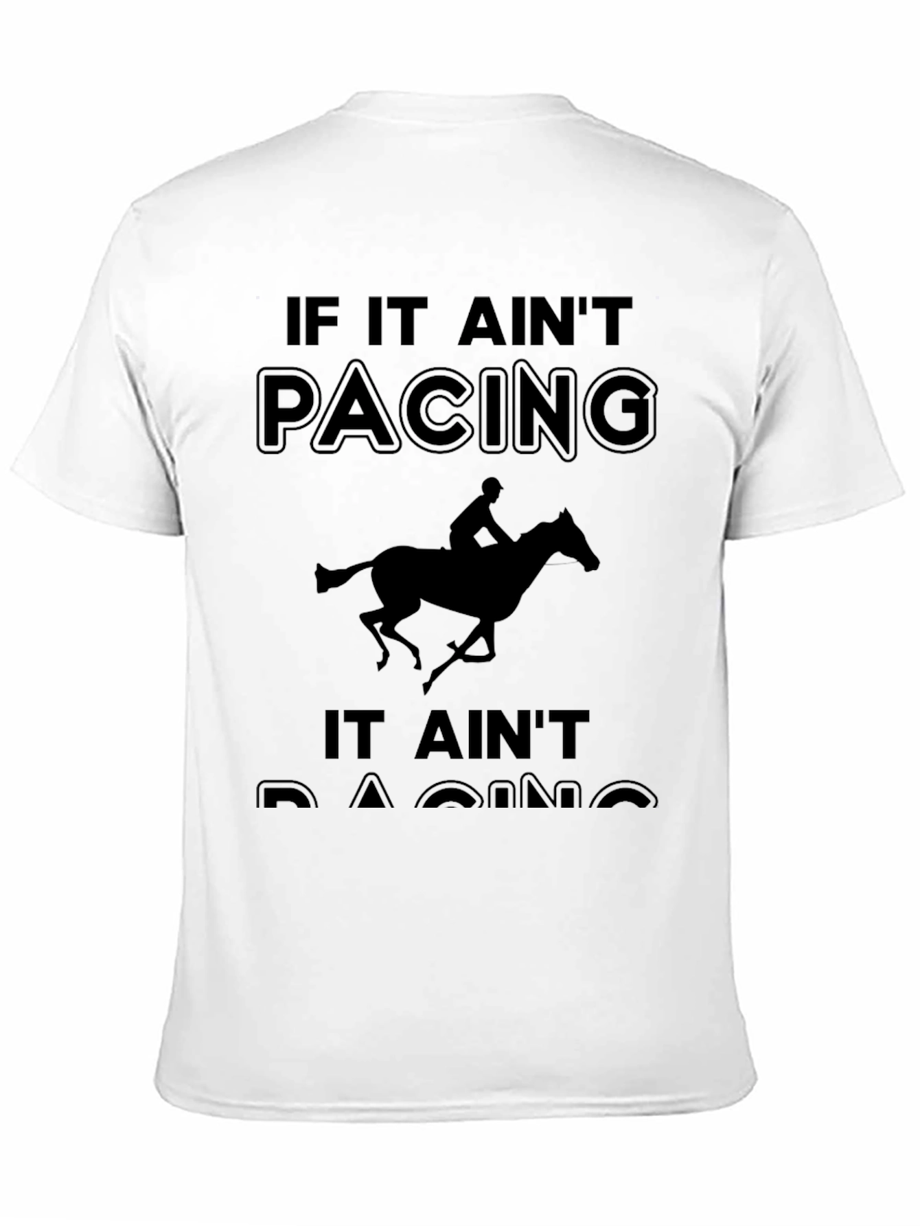 Camiseta Negra If It Aint Pacing