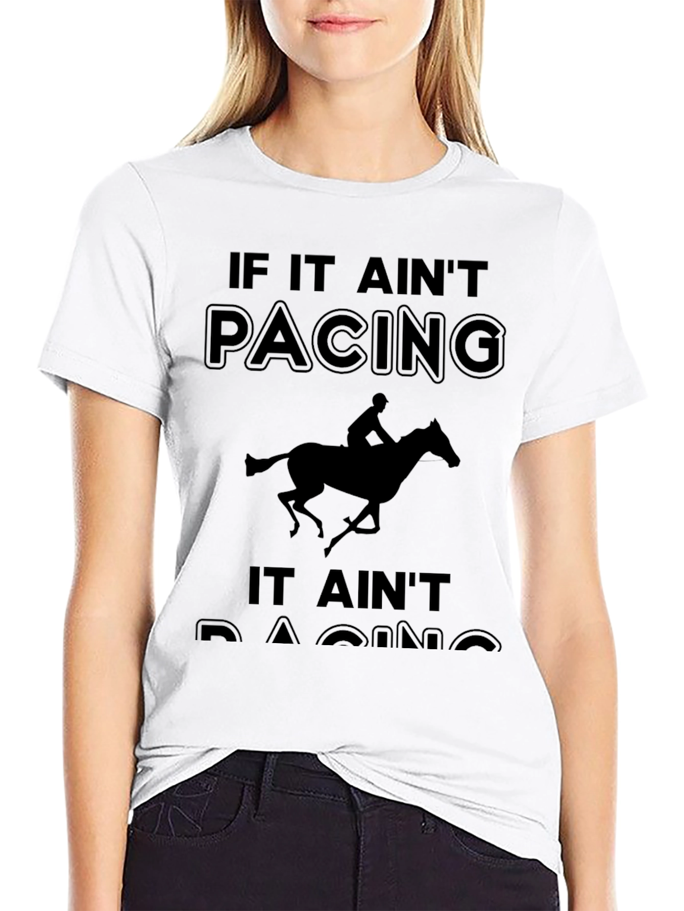 Camiseta Negra If It Aint Pacing
