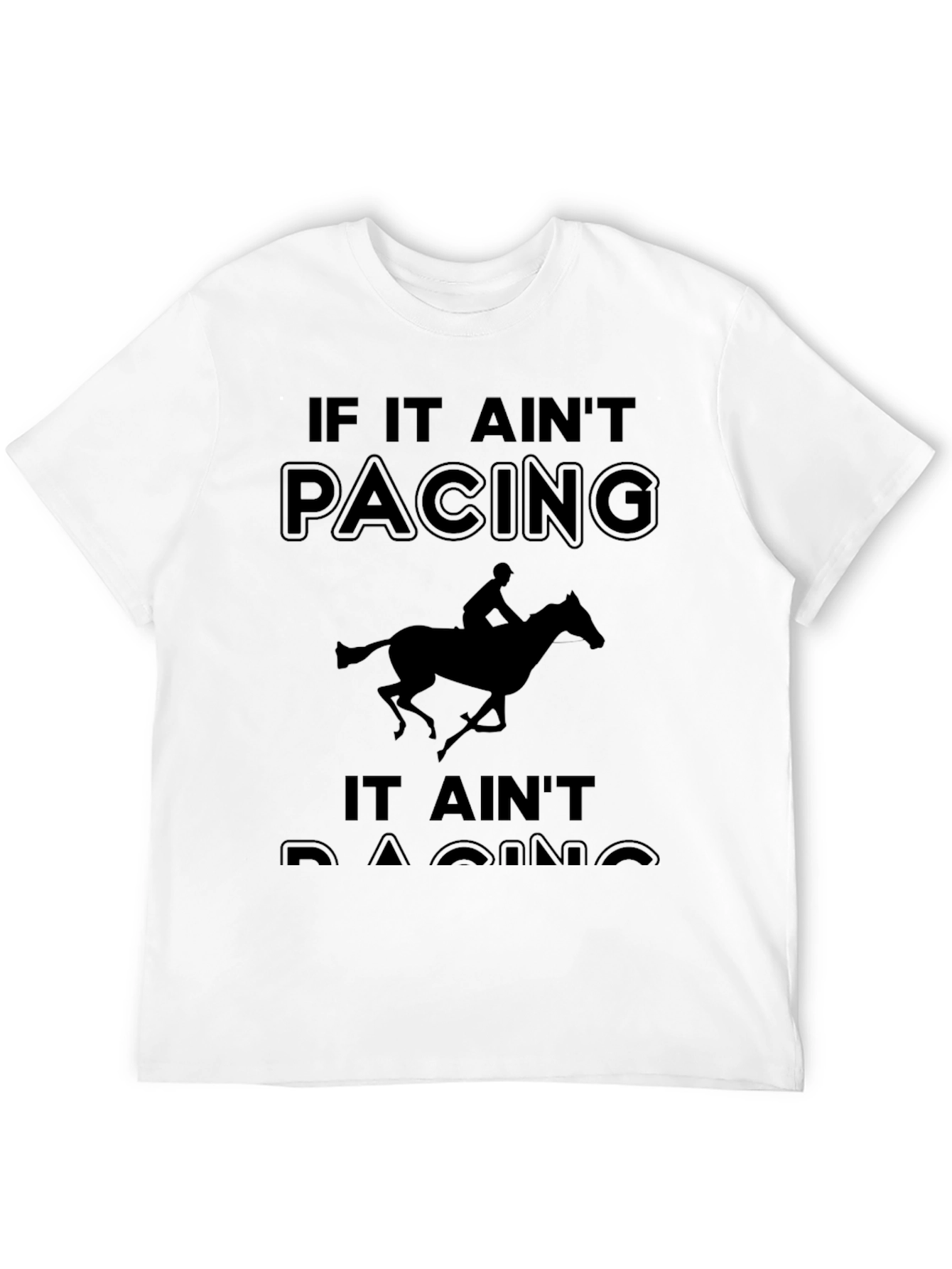 Camiseta Negra If It Aint Pacing