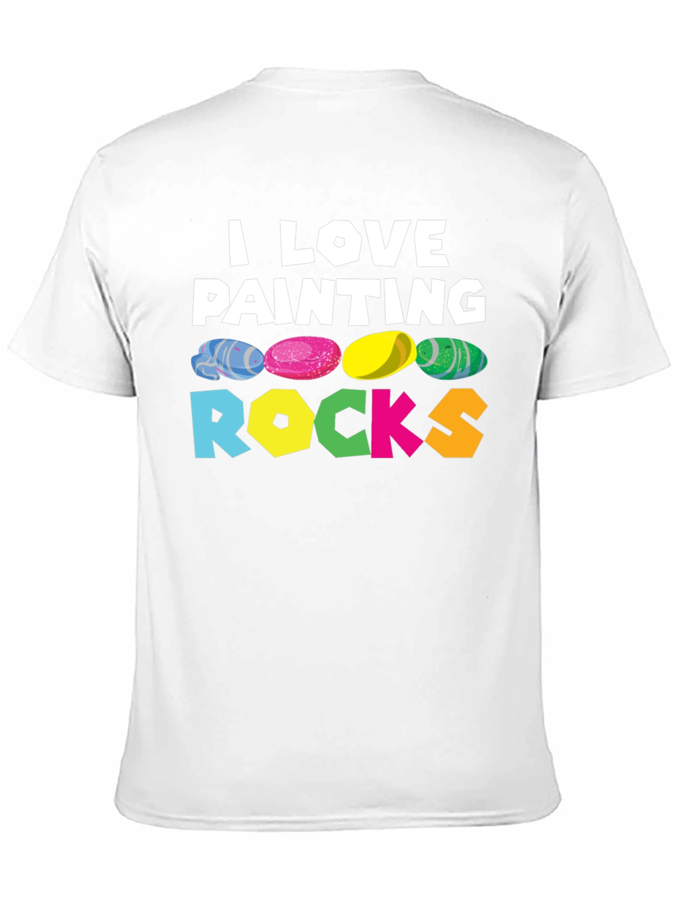 Camiseta Negra I Love Painting Rocks