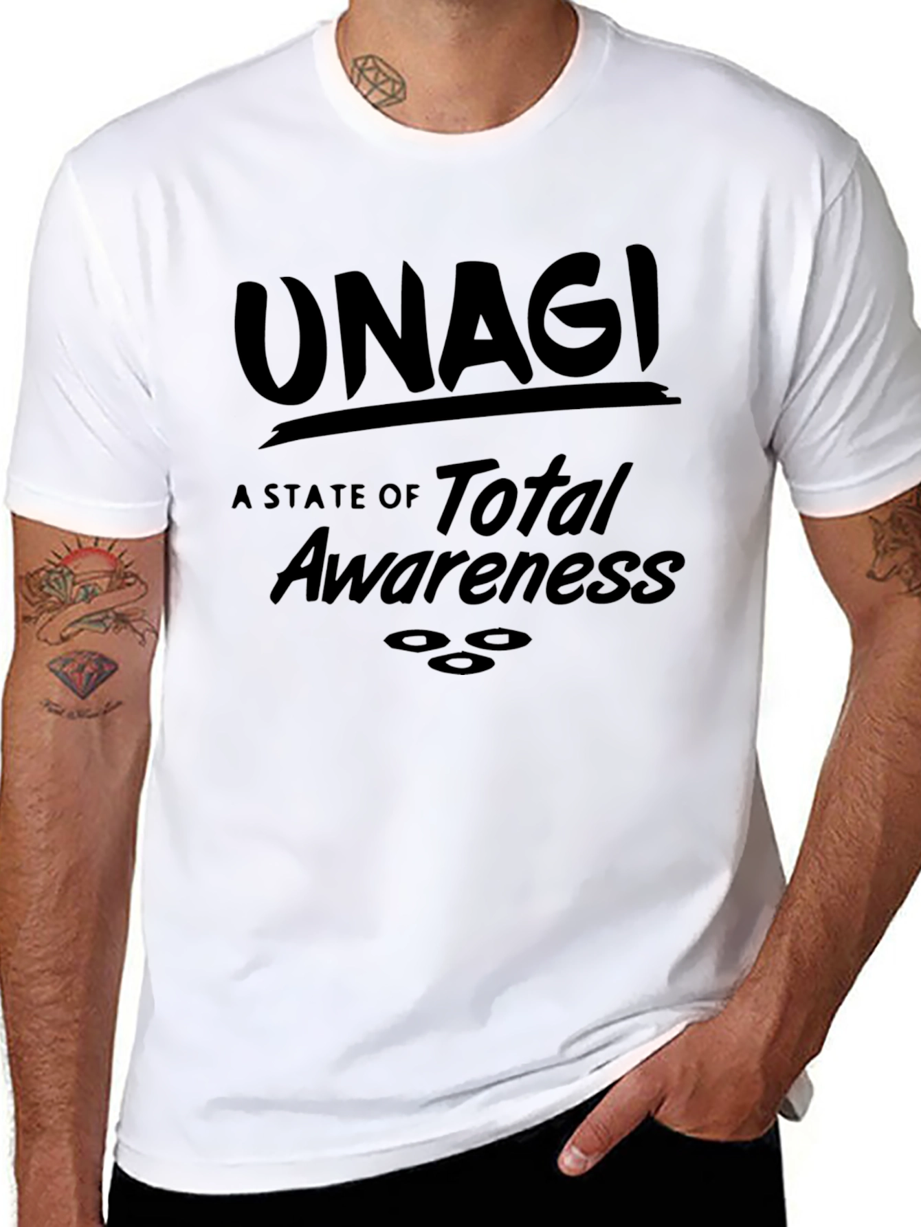 Camiseta Negra Unagi - Estado de Conciencia